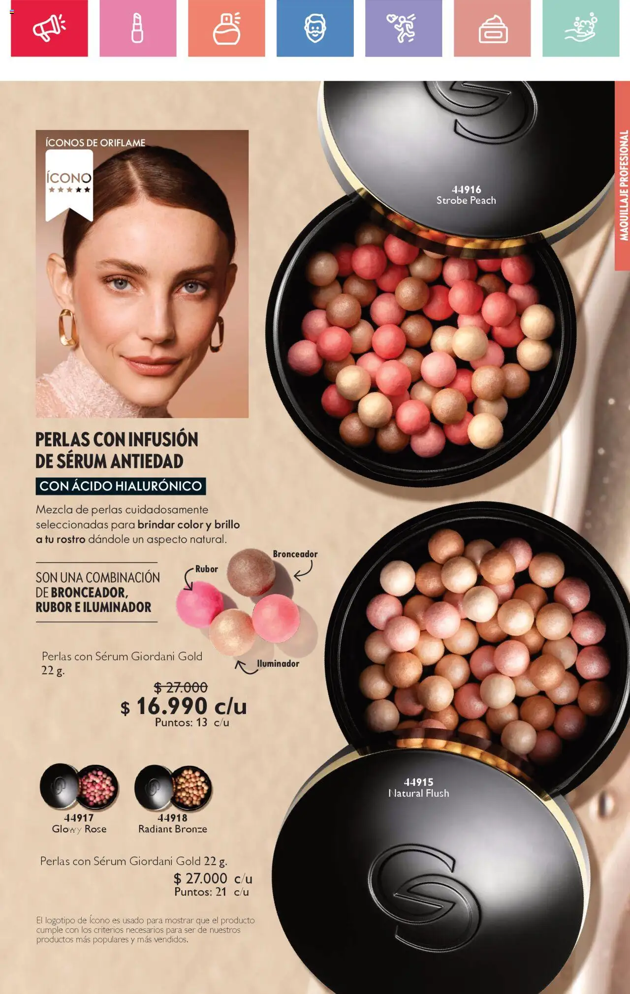 Oriflame catálogo │ válido desde el 21.06.2025 | Página: 31 | Productos: Brillo, Iluminador, Rubor, Serum
