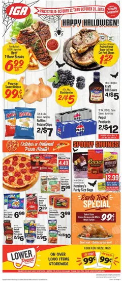 Preview of IGA weekly ads valid from 22.10.2025