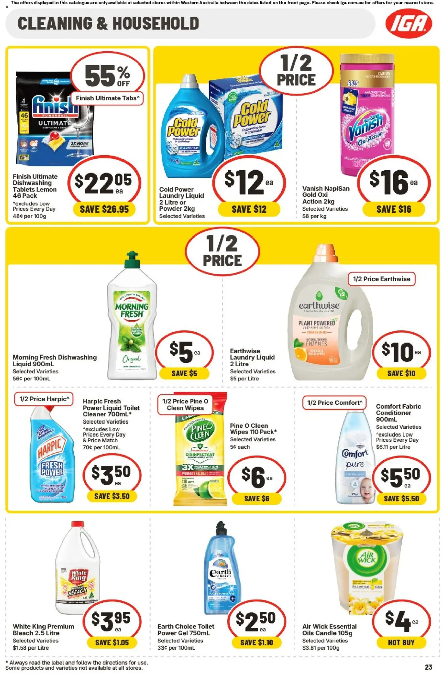 IGA catalogue - valid from 31.12.2025 | Page: 26 | Products: Household, Cleaner, Water, Laundry