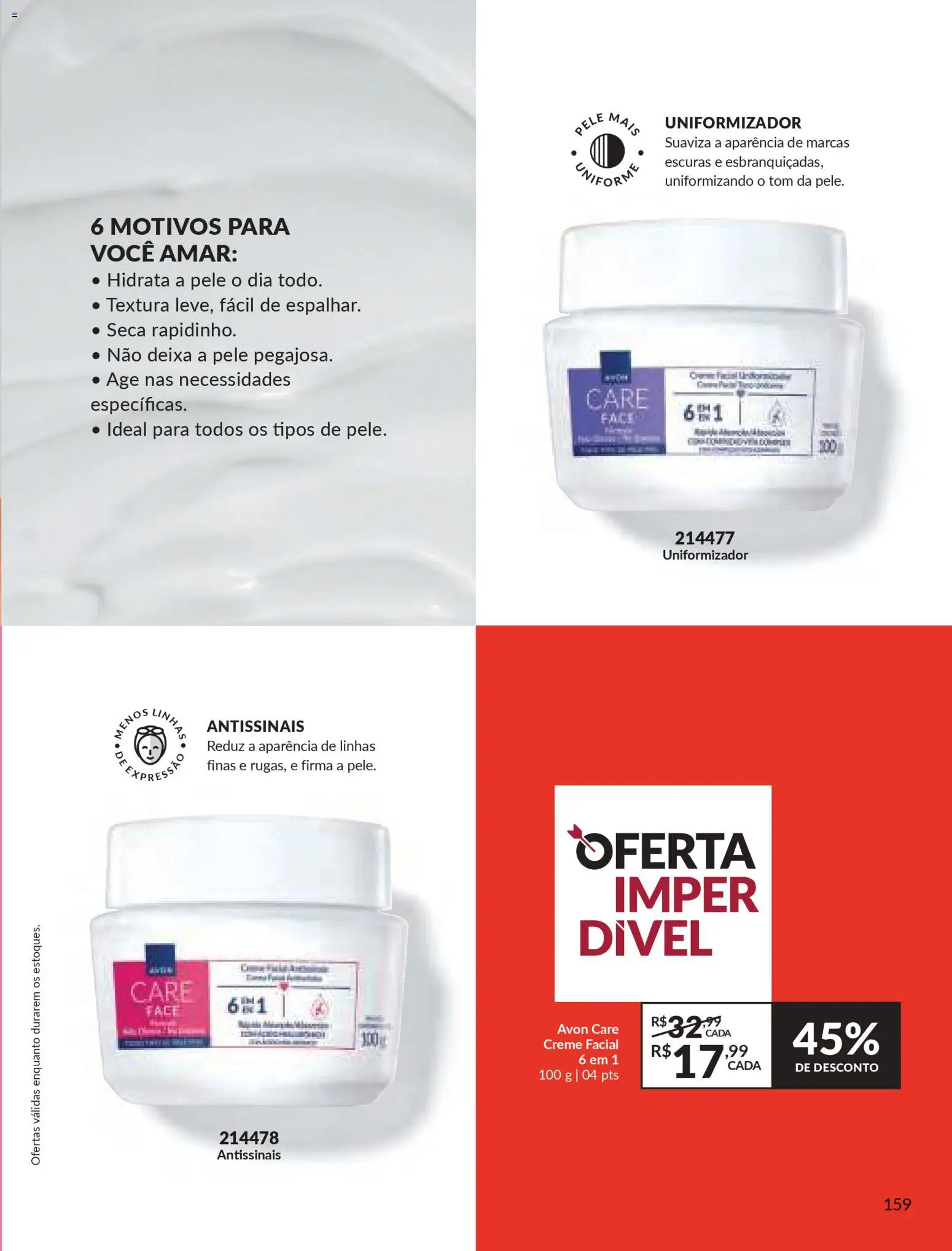 Avon Folheto - válido de 29.10.2025 | Página: 159 | Produtos: Creme