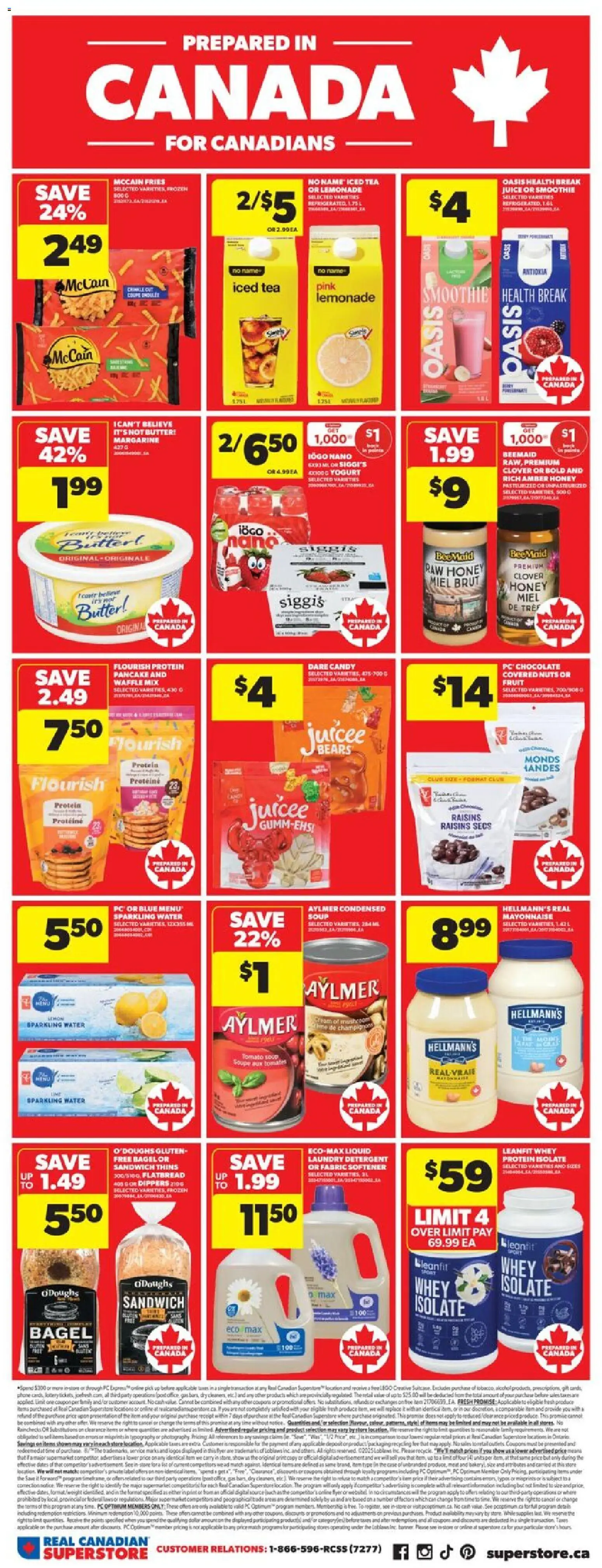 Real Canadian Superstore flyer valid from 13.11.2025 | Page: 6 | Products: Tea, Nuts, Phone, Chocolate