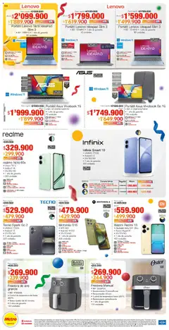 Metro revista - valida desde el 11.09.2025 | Página: 22 | Productos: Freidora de aire, Cámara, Freidora, Batería