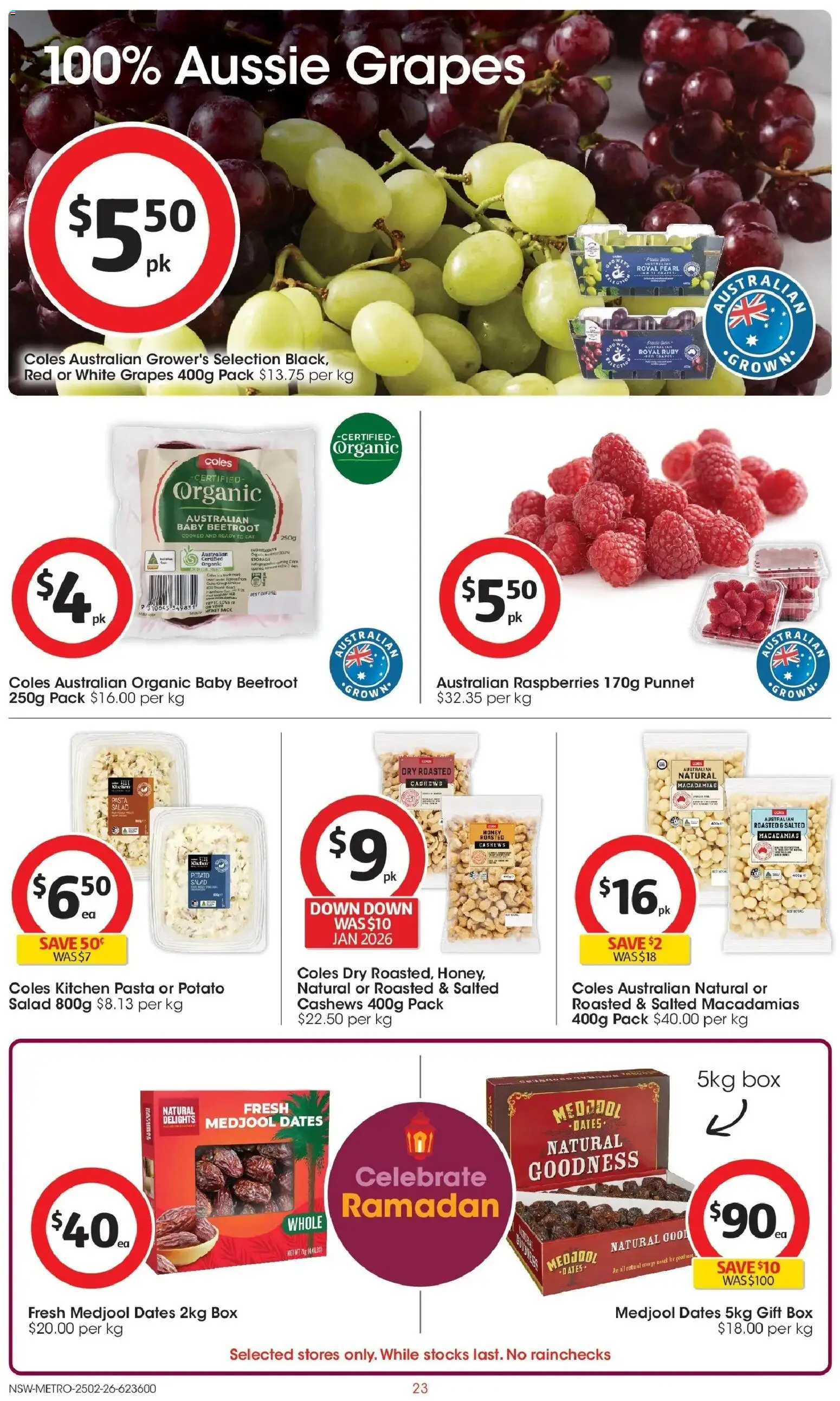 Coles catalogue - valid from 25.02.2026 | Page: 23 | Products: Box, Honey, Salad, Beetroot
