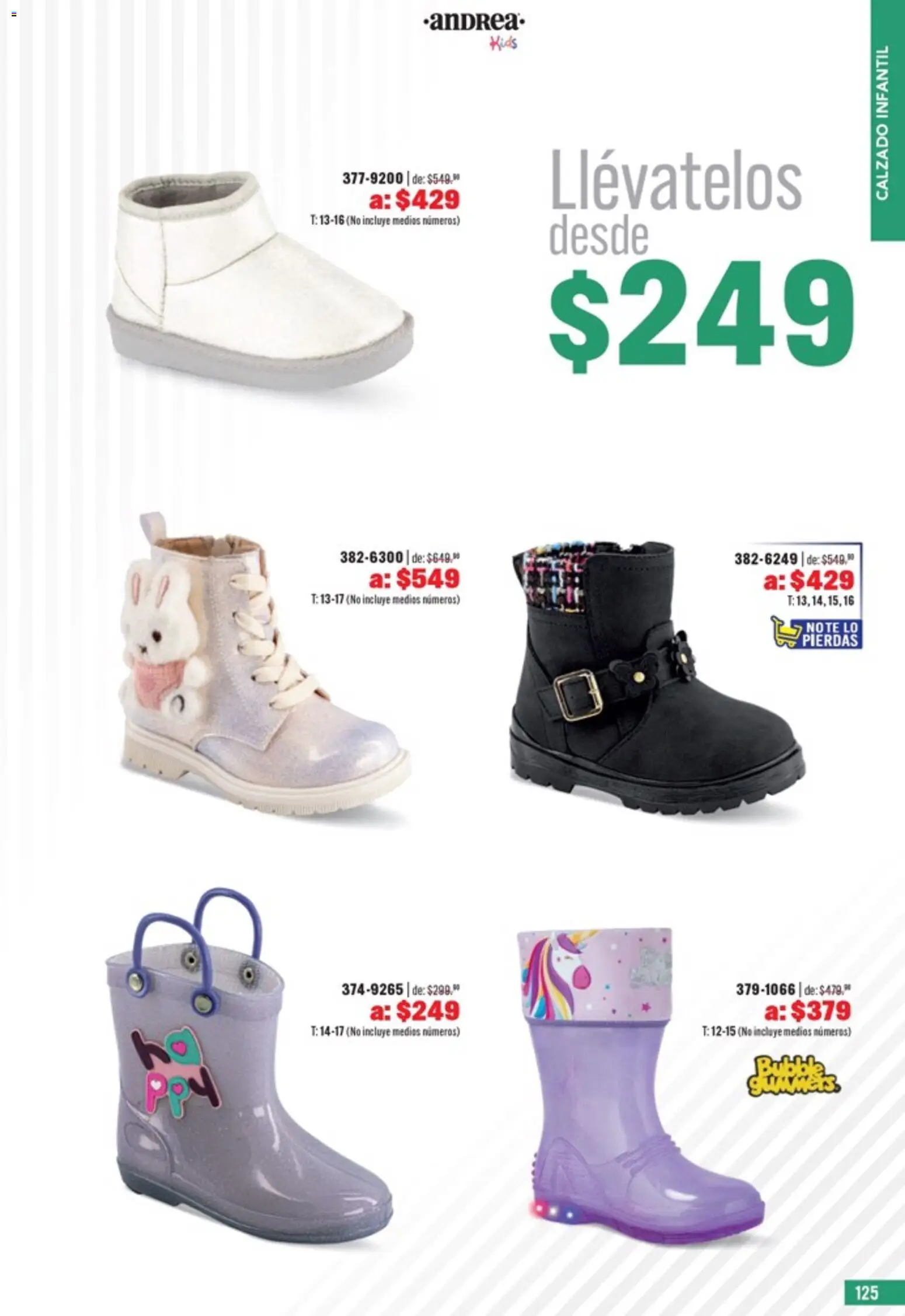 Nuevas ofertas de Andrea válidas en toda la República Mexicana desde el 05.04.2026. ¡Encuentra las mejores ofertas en Andrea catálogo Outlet! | Página: 125