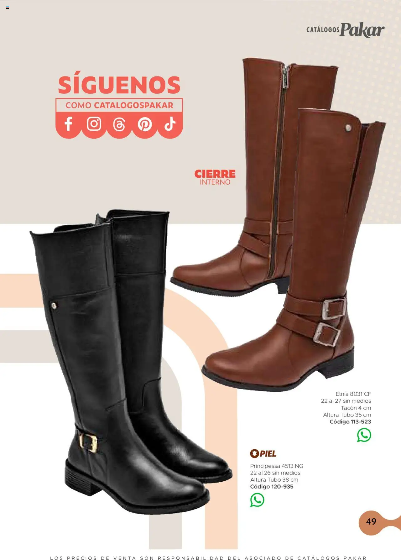 Nuevas ofertas de SC Pakar válidas en toda la República Mexicana desde el 24.07.2025. ¡Encuentra las mejores ofertas en SC Pakar - Catálogo Bota! | Página: 49