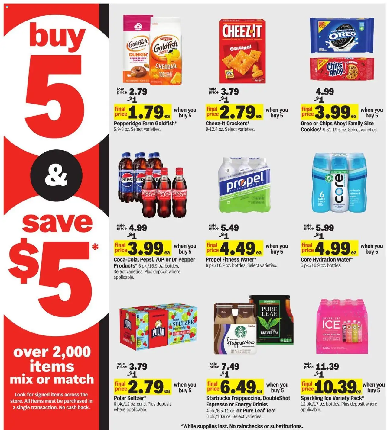 Meijer Weekly Ad - valid from 17.08.2025 | Page: 12 | Products: Water, Sugar, Lime, Pumpkin