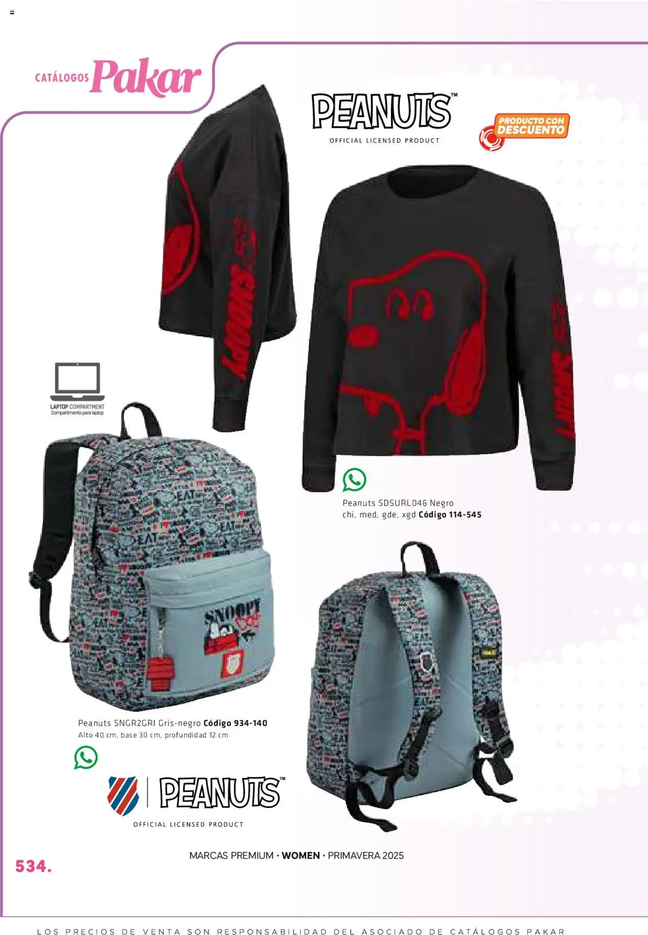 Nuevas ofertas de SC Pakar válidas en toda la República Mexicana desde el 06.03.2025. ¡Encuentra las mejores ofertas en SC Pakar catálogo Women! | Página: 534