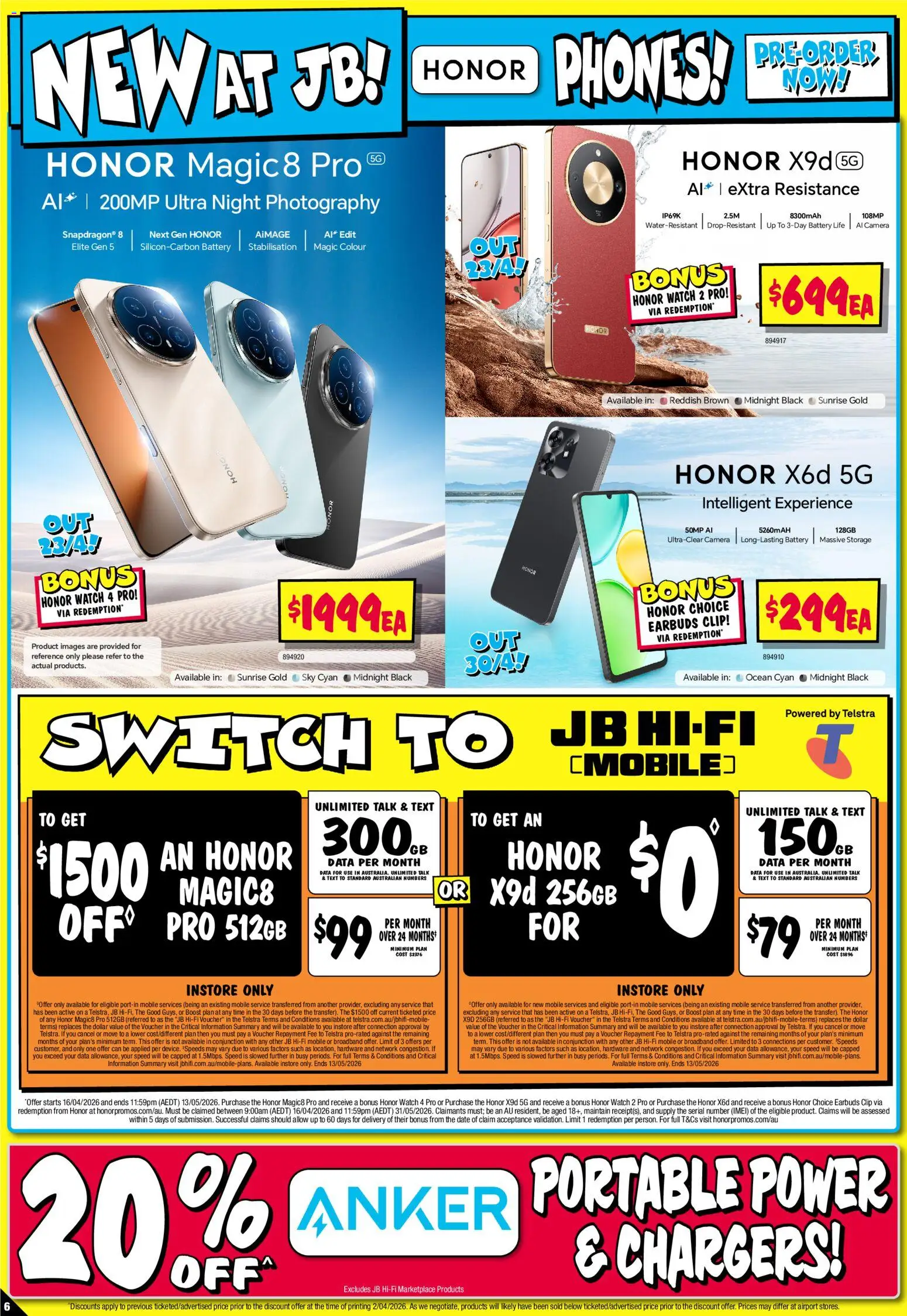 JB Hi-Fi catalogue - valid from 16.04.2026 | Page: 6 | Products: Battery, Clip, Camera, Portable