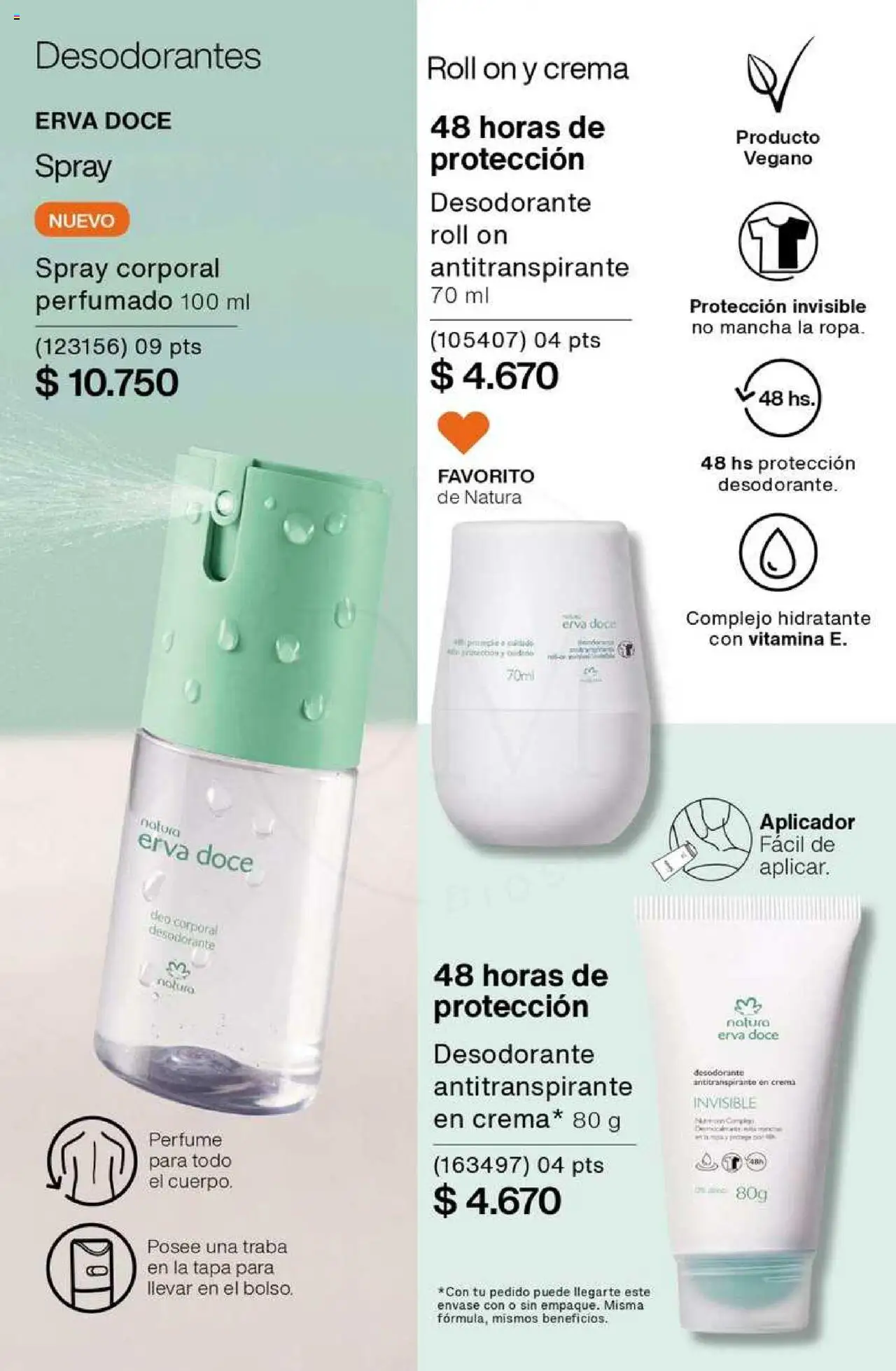 Catálogo Natura Ciclo 6 │ válido desde el 03.04.2025 | Página: 183 | Productos: Perfume, Desodorante, Antitranspirante, Crema