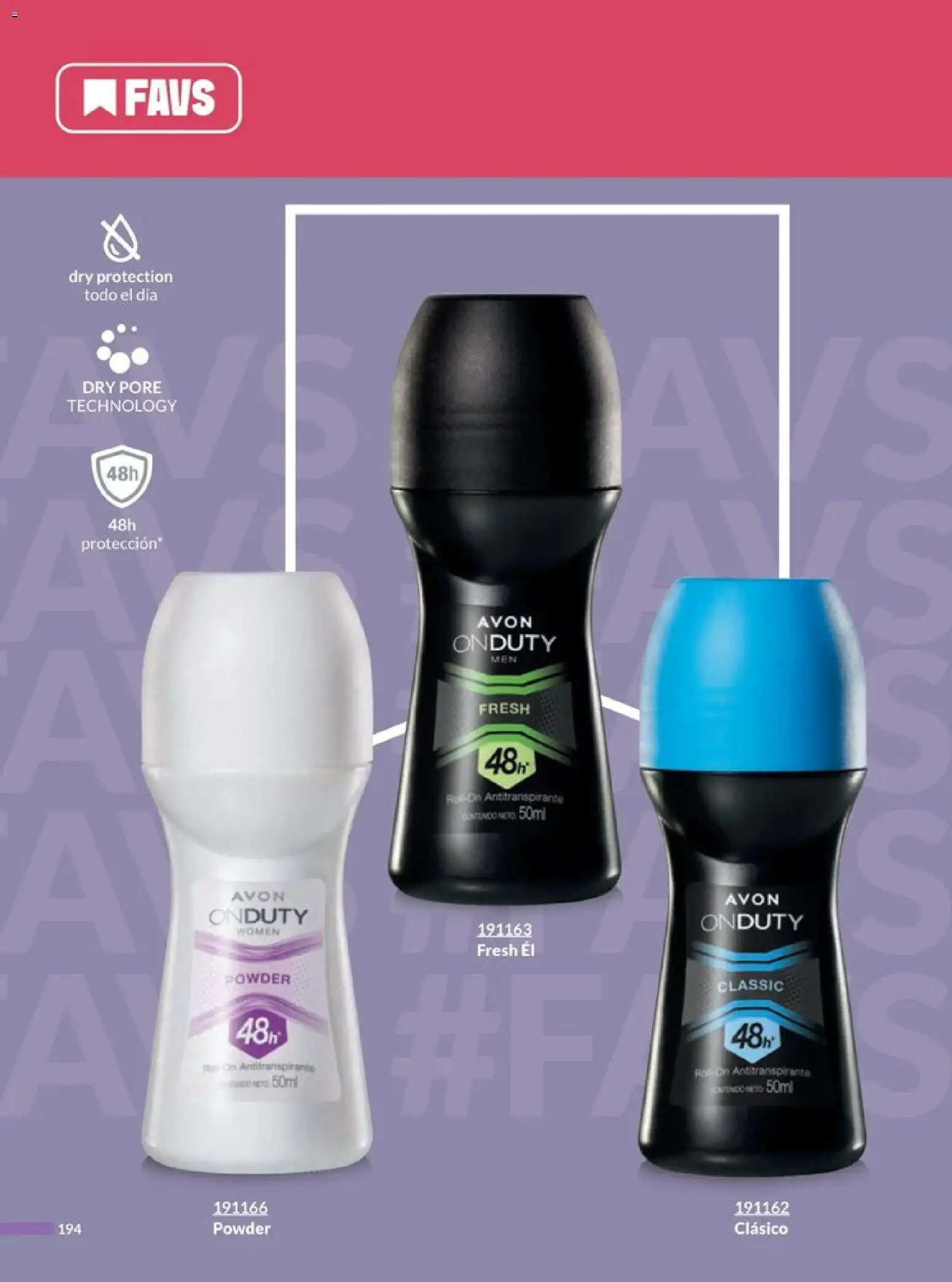 Nuevas ofertas de AVON válidas en toda la República Mexicana desde el 20.12.2025. ¡Encuentra las mejores ofertas en AVON campaña 1 2026! | Página: 203 | Productos: Antitranspirante