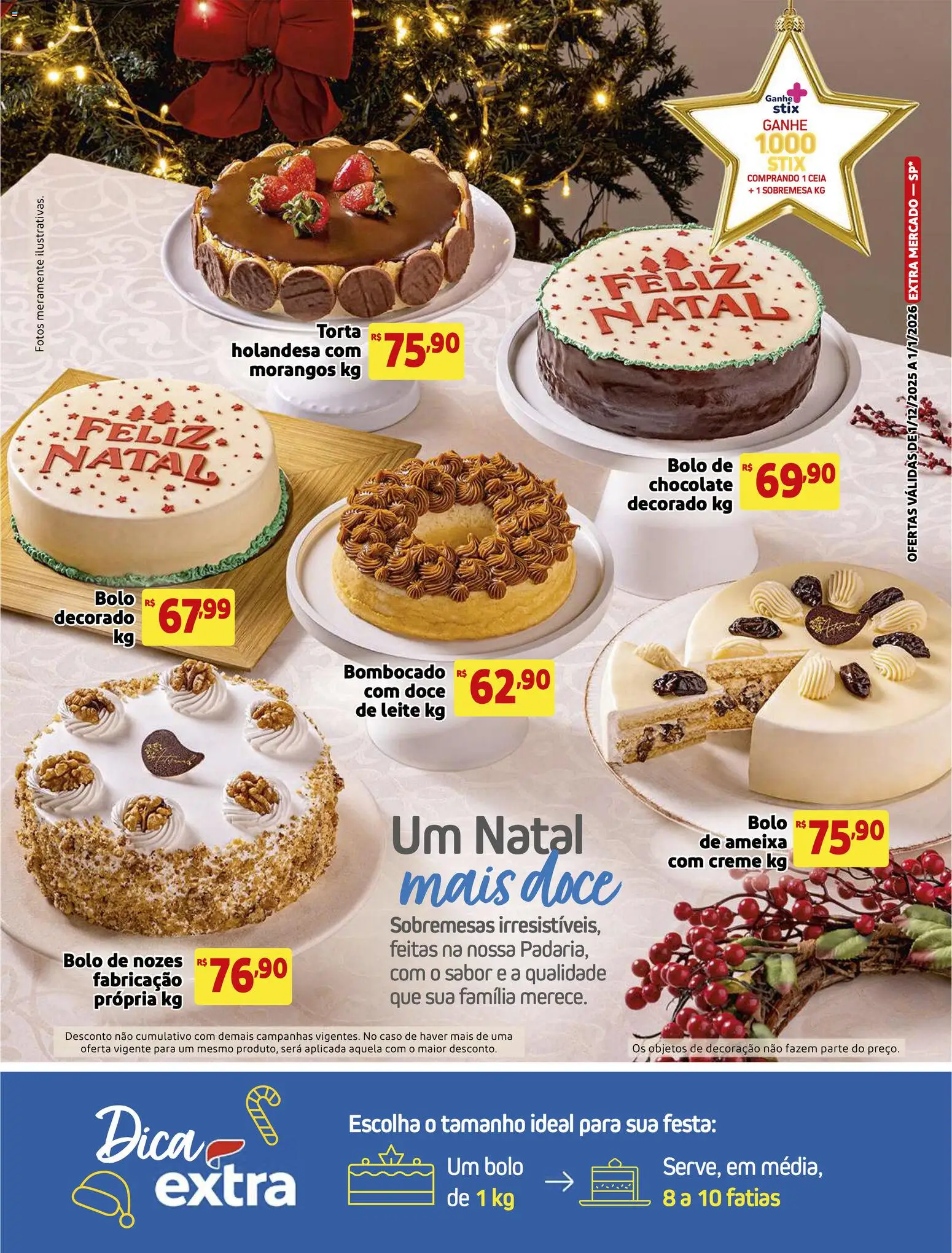 Extra Folheto - válido de 01.12.2025 | Página: 7 | Produtos: Chocolate, Nozes, Creme, Ameixa