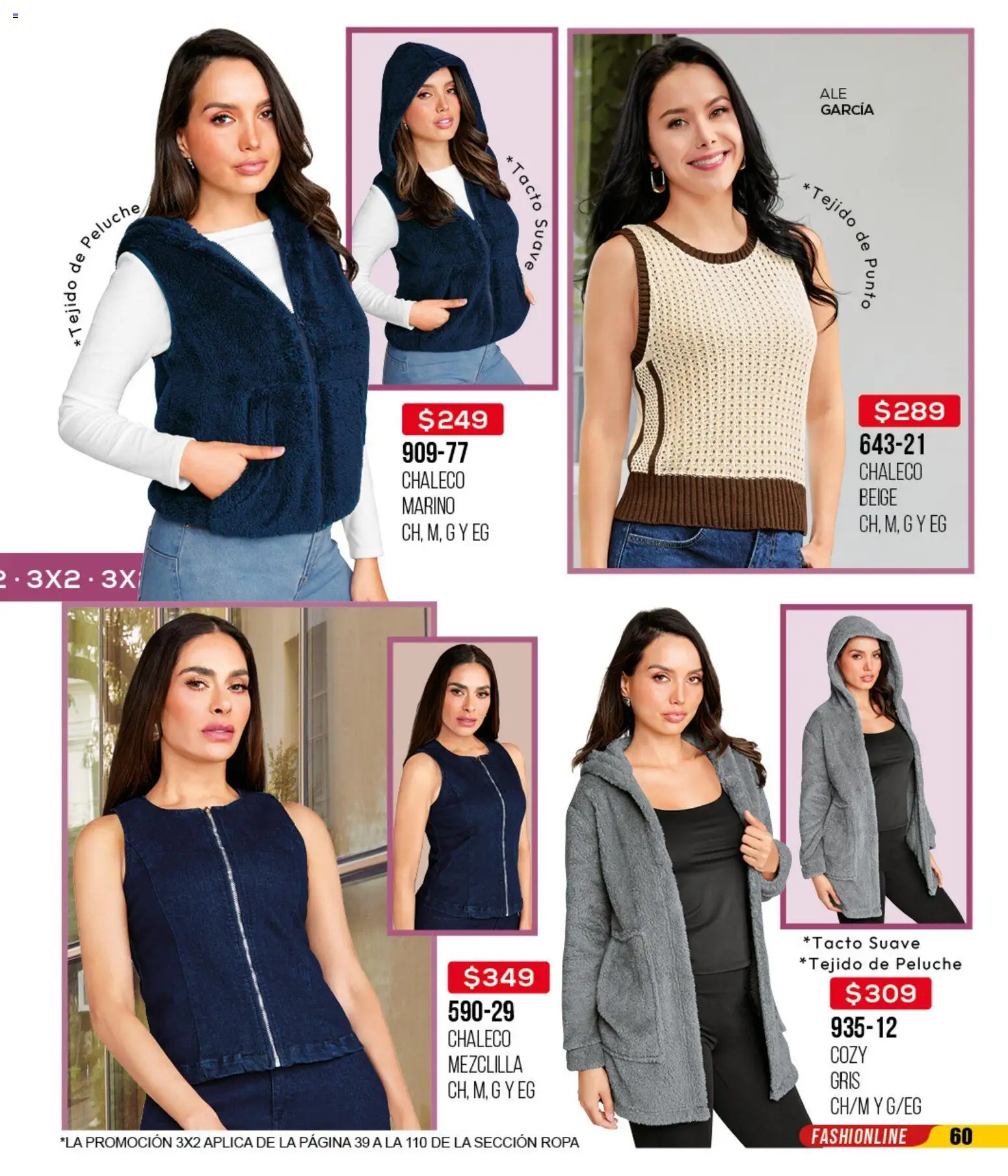 Nuevas ofertas de Cklass válidas en toda la República Mexicana desde el 20.04.2026. ¡Encuentra las mejores ofertas en Cklass catálogo Remate Ropa 3X2! | Página: 61 | Productos: Chaleco, Ropa