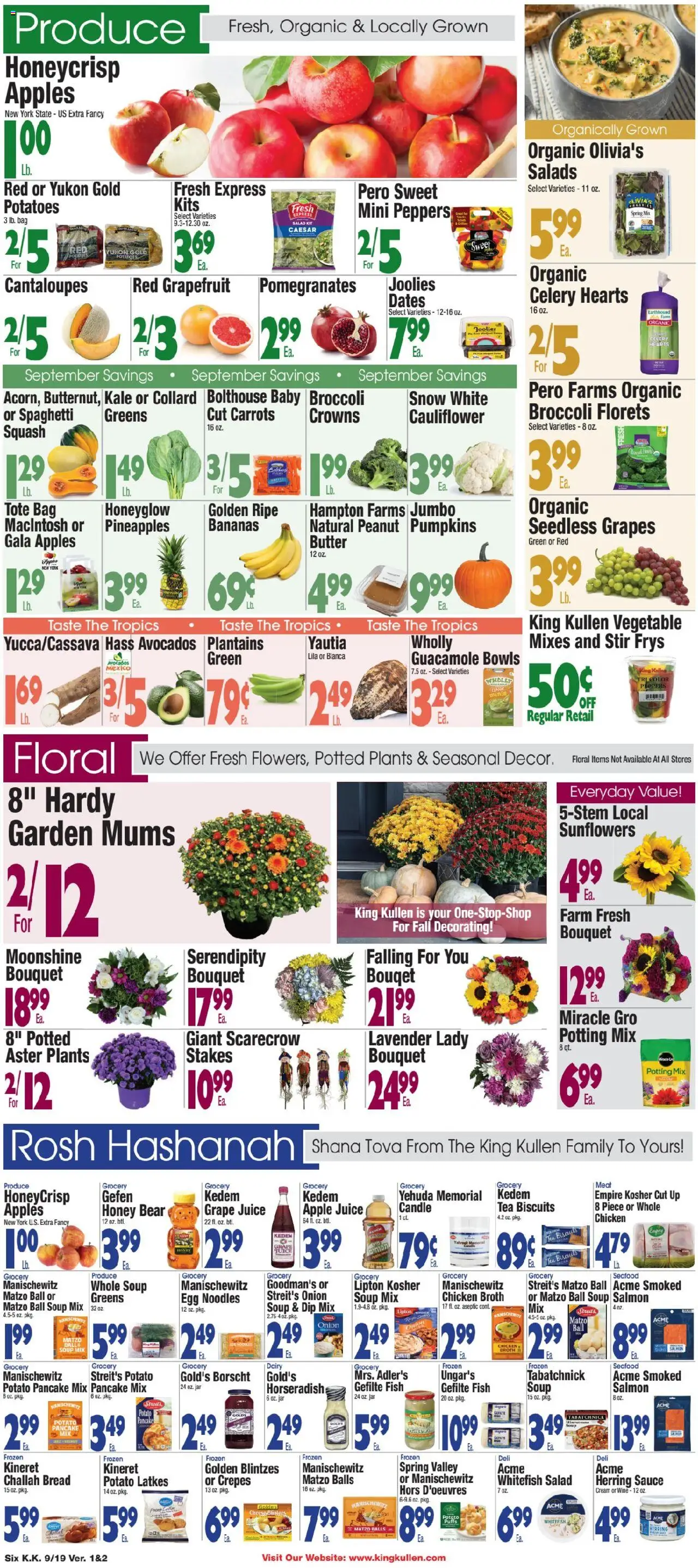 King Kullen Weekly Ad - valid from 18.09.2025 | Page: 6 | Products: Bread, Juice, Tea, Crepes
