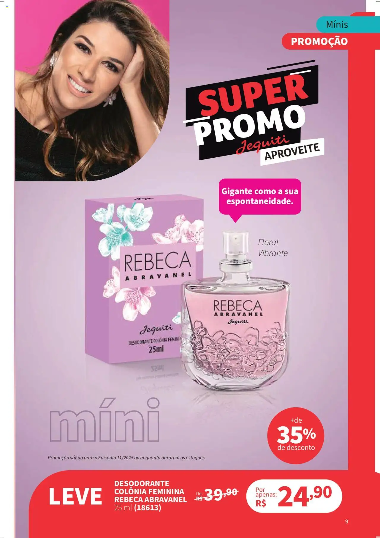 Jequiti Folheto - válido de 01.08.2025 | Página: 9 | Produtos: Desodorante