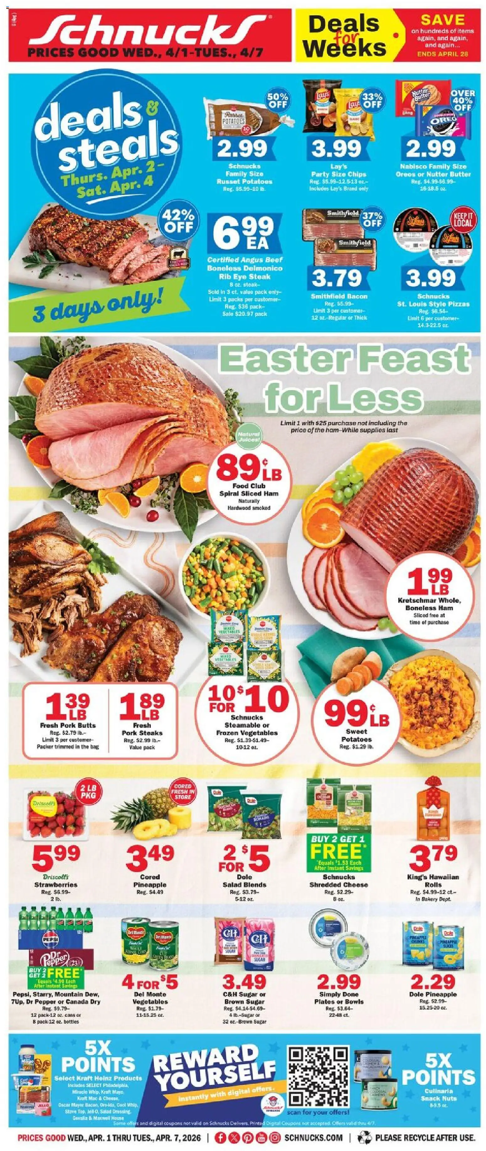 Schnucks Weekly Print Ad - MO - valid from 01.04.2026 | Page: 1