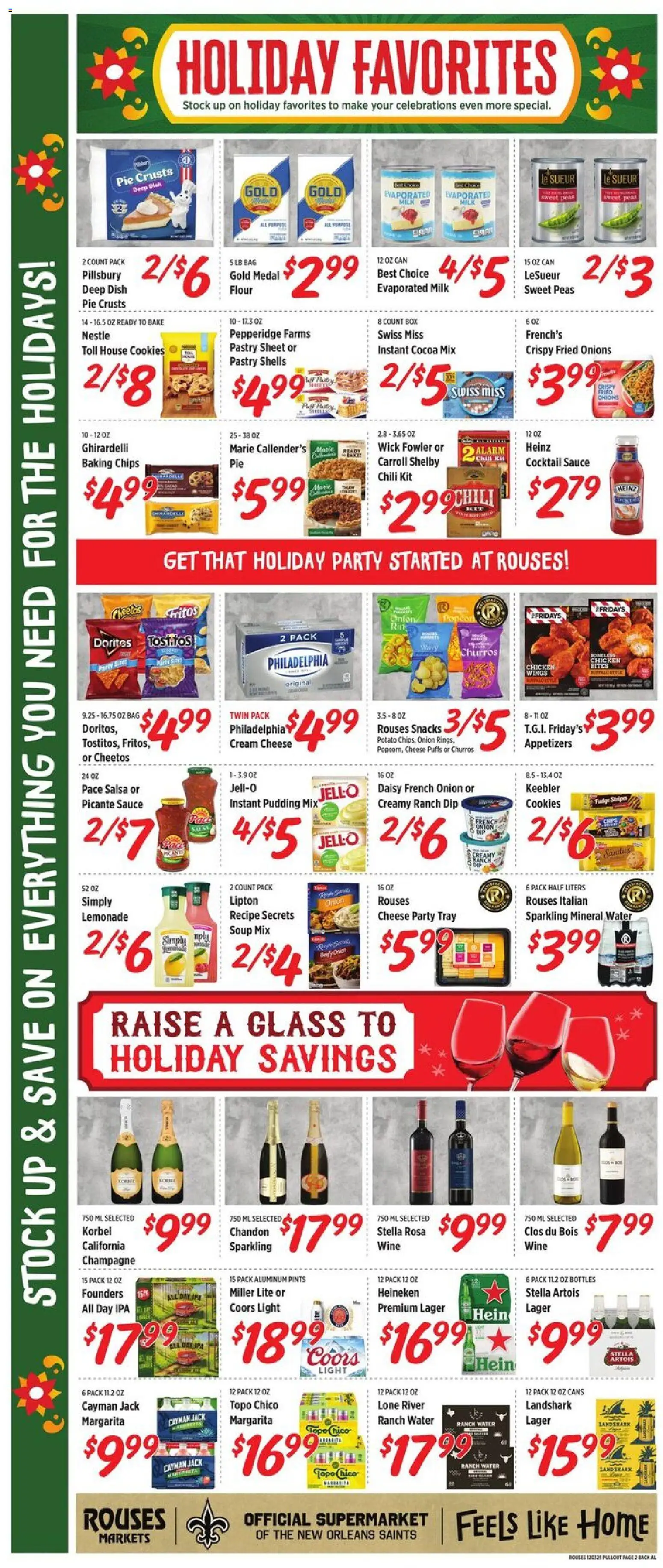 Rouses Weekly Ad - AL - valid from 03.12.2025 | Page: 6 | Products: Wine, Cream, Sauce, Sheet