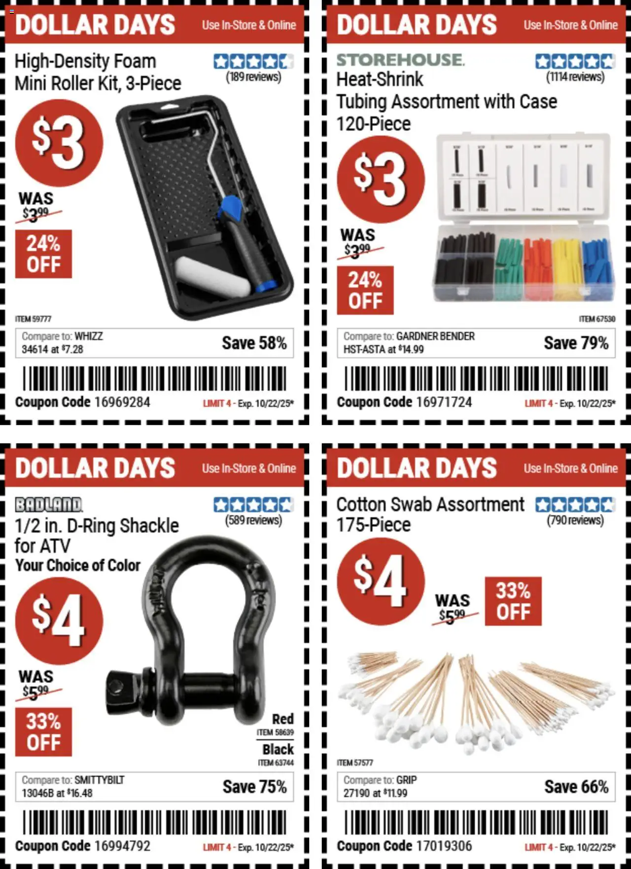 Harbor Freight Dollar Days - valid from 09.10.2025 | Page: 2 | Products: Case