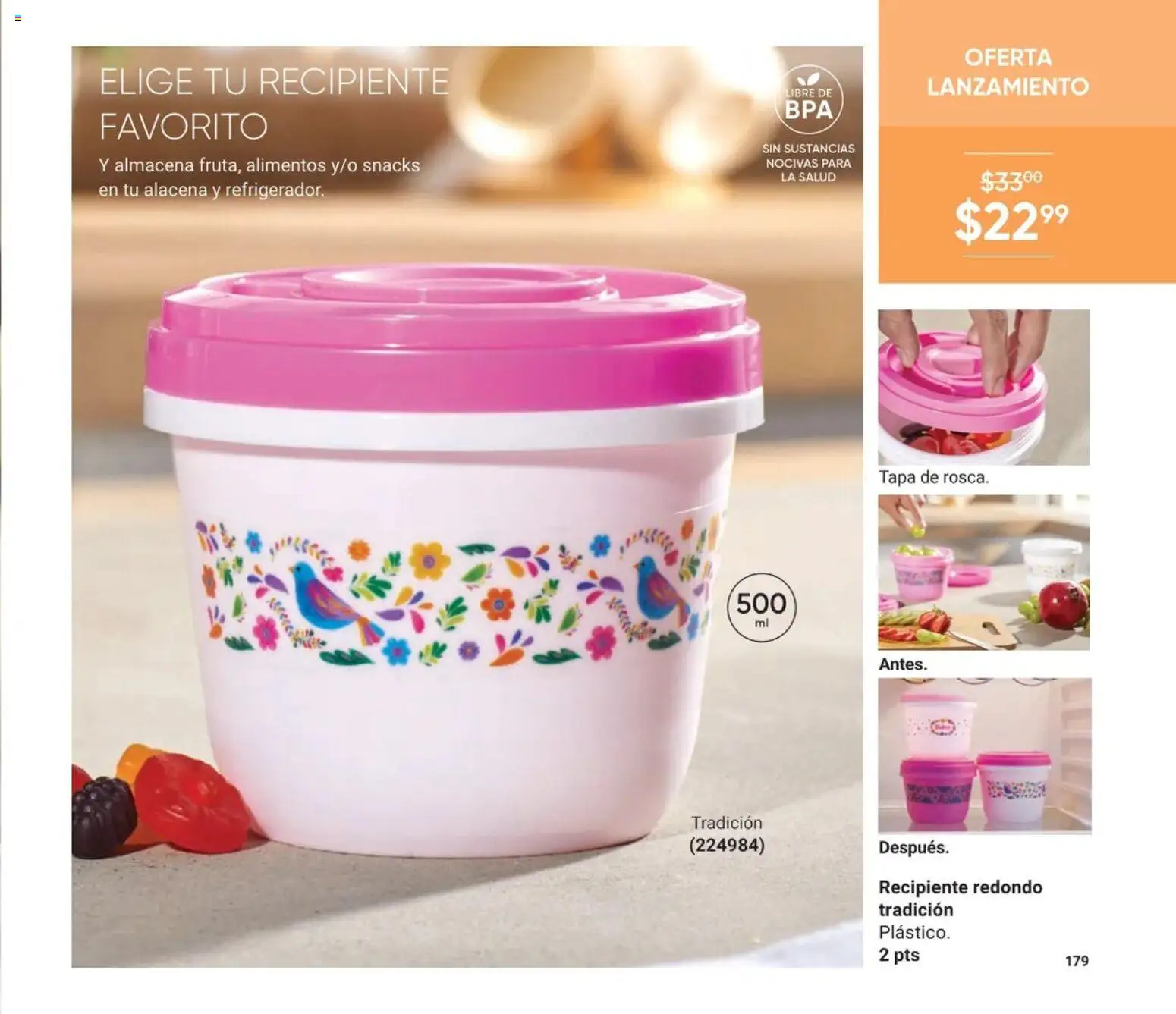 Nuevas ofertas de AVON válidas en toda la República Mexicana desde el 20.12.2025. ¡Encuentra las mejores ofertas en AVON Casa & Estilo 1 2026! | Página: 181 | Productos: Alacena
