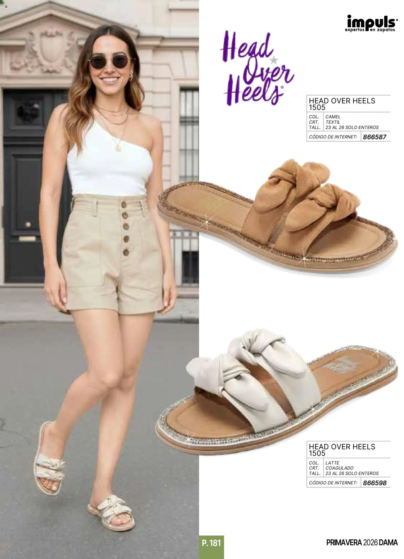 Nuevas ofertas de Impuls válidas en toda la República Mexicana desde el 01.01.2026. ¡Encuentra las mejores ofertas en Impuls catálogo Primavera! | Página: 183 | Productos: Zapatos