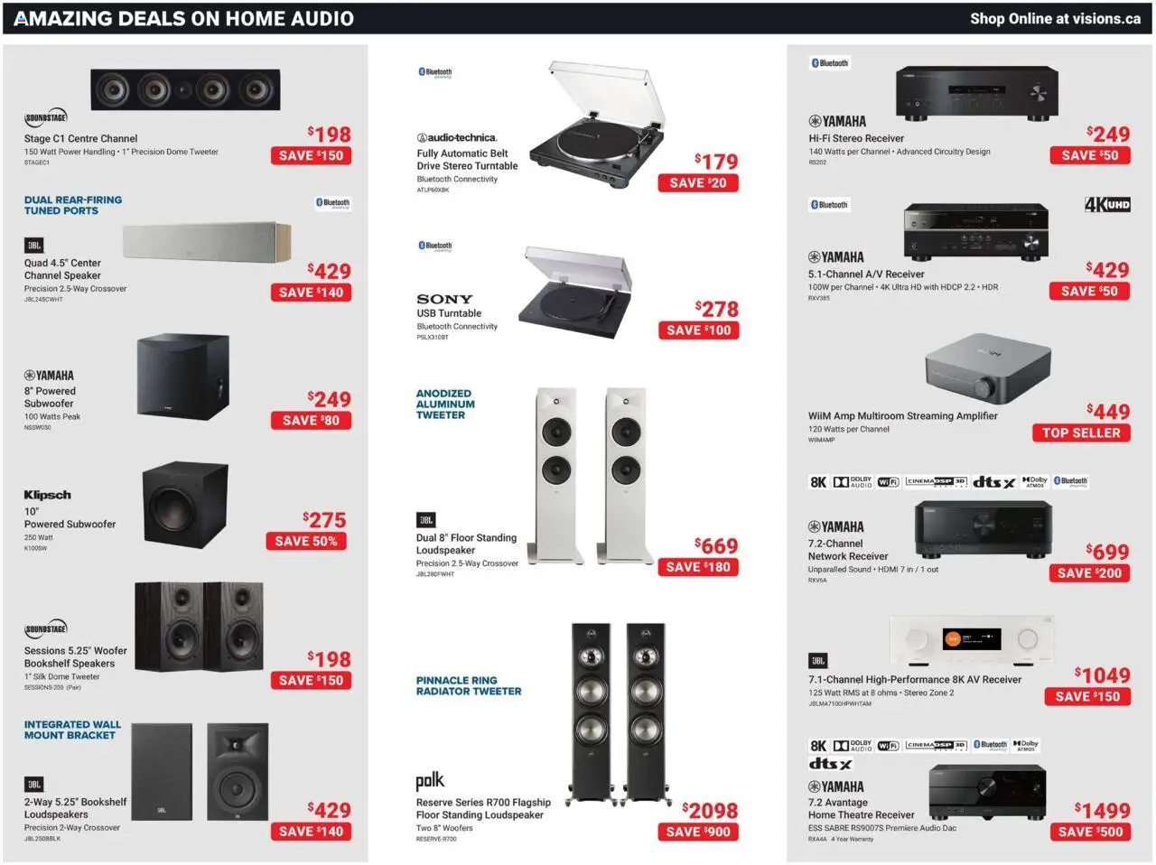 Visions flyer valid from 19.09.2025 | Page: 9 | Products: Belt, Audio, Speaker, Radiator