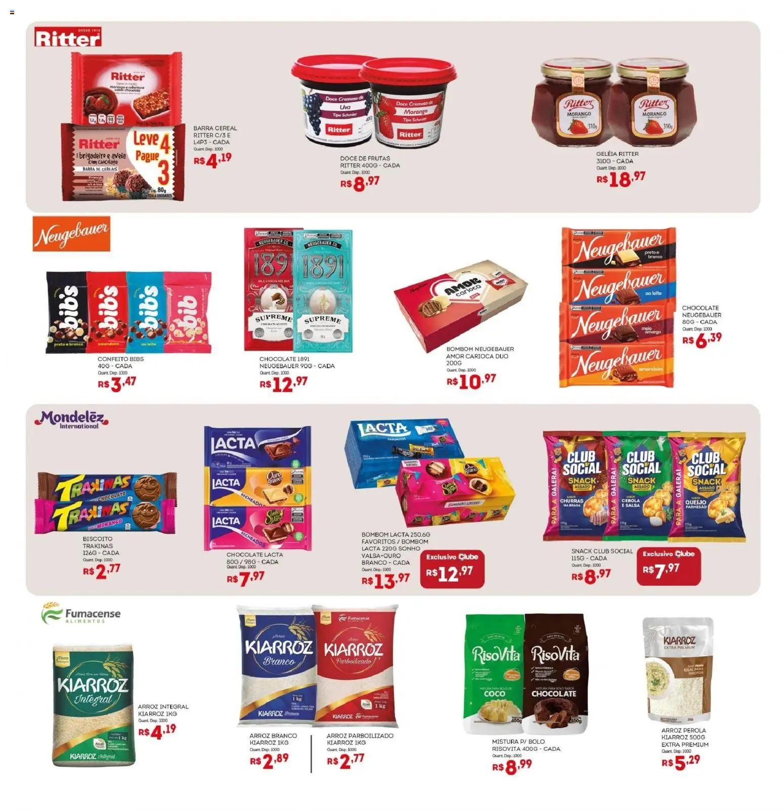 Bistek Supermercados Folheto - válido de 11.03.2026 | Página: 4 | Produtos: Biscoito, Geleia, Aveia, Barra de cereais