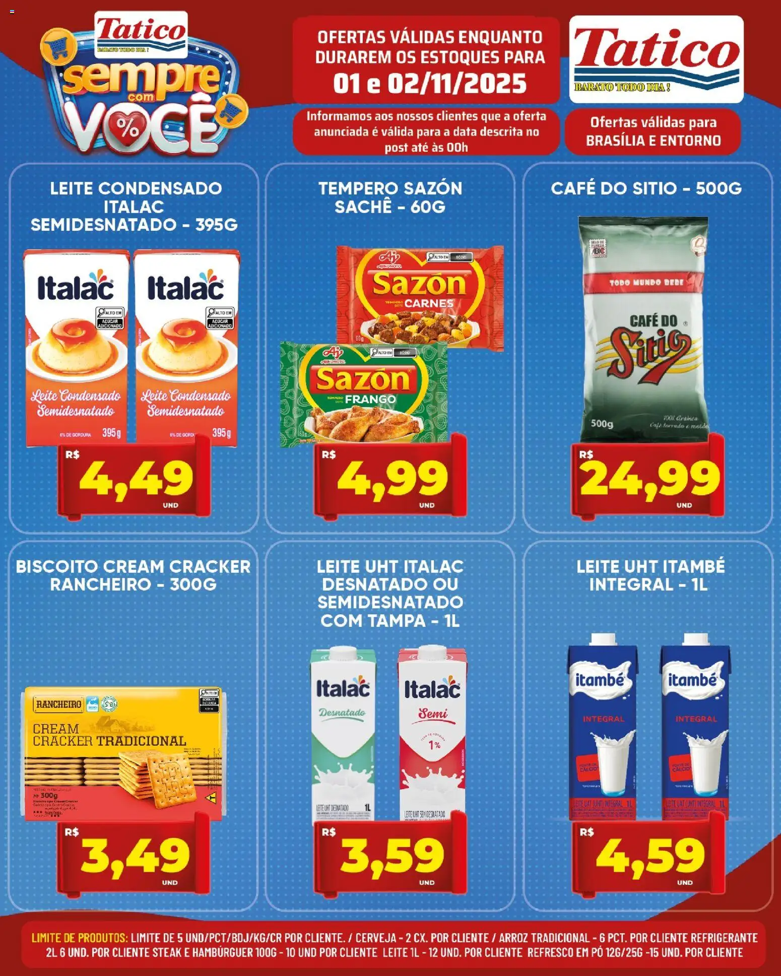 Tatico Folheto - válido de 03.11.2025 | Página: 22 | Produtos: Pó, Biscoito, Leite, Café