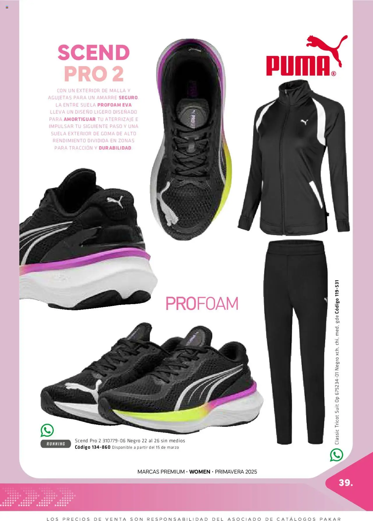 Nuevas ofertas de SC Pakar válidas en toda la República Mexicana desde el 06.03.2025. ¡Encuentra las mejores ofertas en SC Pakar catálogo Women! | Página: 39 | Productos: Malla