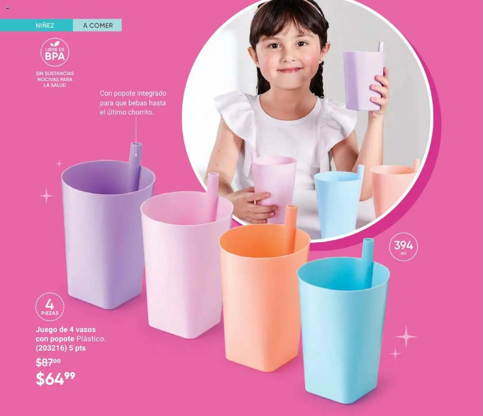 Nuevas ofertas de AVON válidas en toda la República Mexicana desde el 02.04.2026. ¡Encuentra las mejores ofertas en AVON Casa & Estilo 6 2026! | Página: 184 | Productos: Juego, Vasos