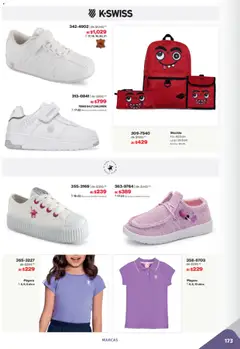 Vista previa de Andrea catálogo Outlet, nuevo folleto de la tienda, válido en México a partir del 02.11.2025 | Página: 173 | Productos: Tenis, Mochila, Playera