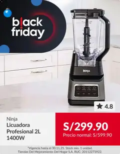 Vista previa de folleto Sodimac - Black Friday de la Sodimac válido desde 24.11.2025