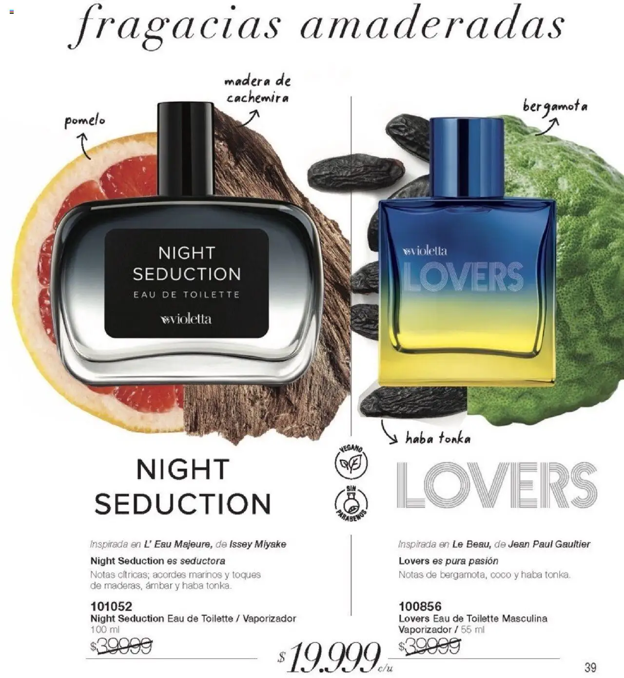 Violetta catálogo │ válido desde el 07.08.2025 | Página: 39 | Productos: Jean, Eau de toilette, Pomelo