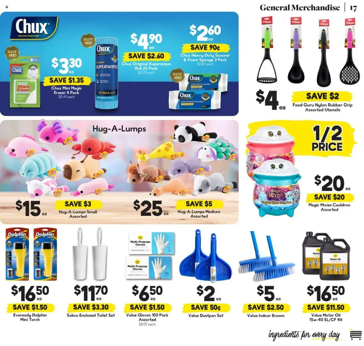 Drakes catalogue - valid from 06.08.2025 | Page: 17 | Products: Toilet, Oil, Sponge, Multipurpose