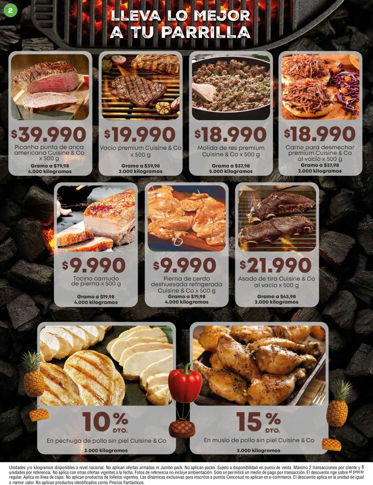 Jumbo revista - valida desde el 14.08.2025 | Página: 2 | Productos: Cerdo, Toallitas desmaquillantes, Pollo, Sobre