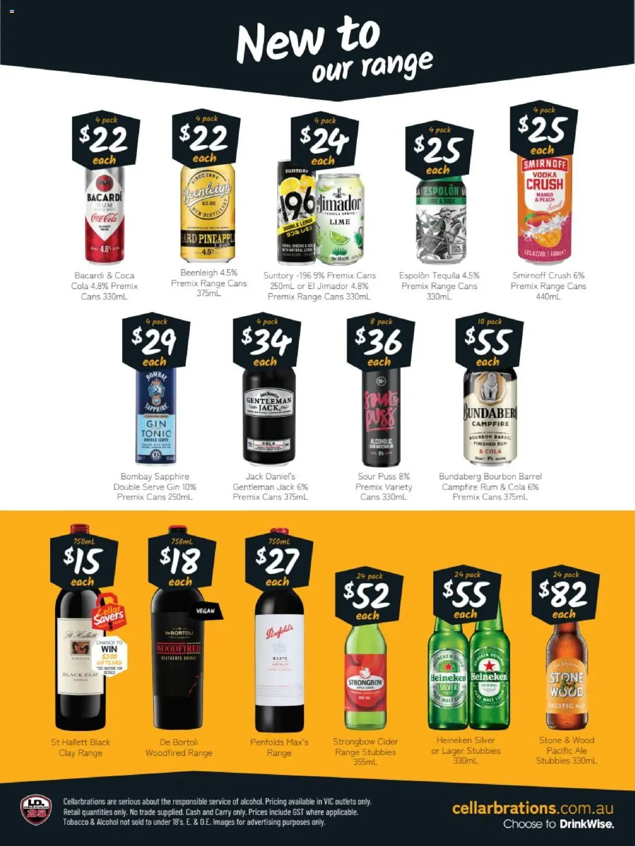 Cellarbrations catalogue - valid from 06.10.2025 | Page: 3 | Products: Bourbon, Vodka, Mango, Lime