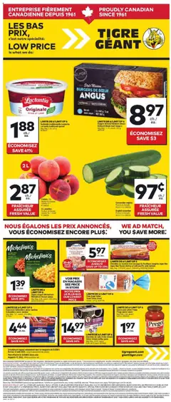 Preview of Giant Tiger weekly flyer / circulaire from shop Giant Tiger valid from 06.08.2025