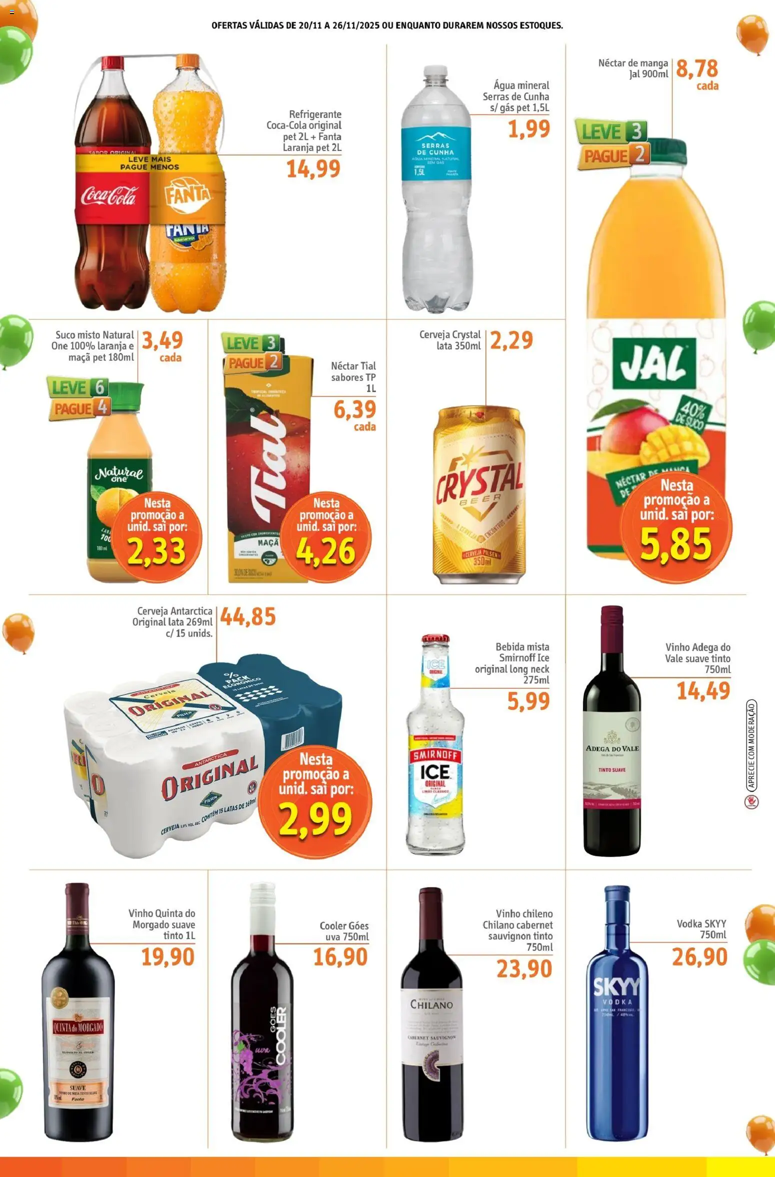 Sonda Folheto - válido de 20.11.2025 | Página: 7 | Produtos: Cerveja, Vodka, Água mineral, Refrigerante