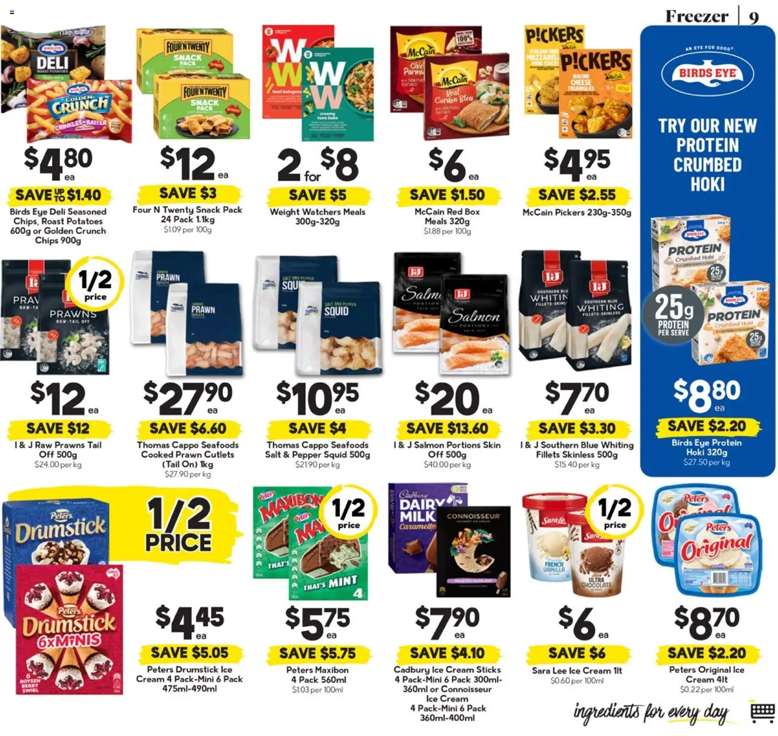 Drakes catalogue - valid from 01.04.2026 | Page: 9 | Products: Chocolate, Cream, Salt, Weight