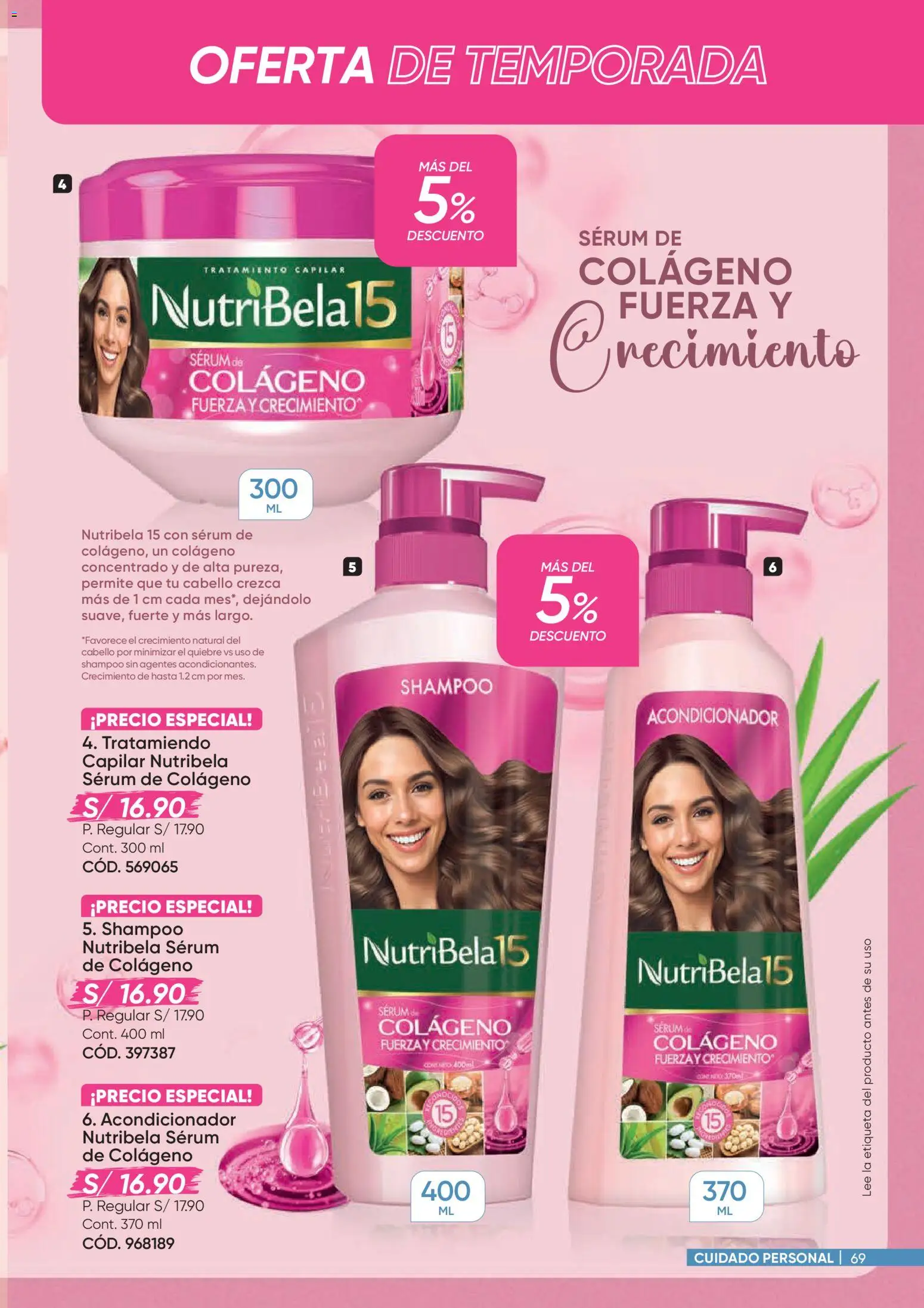 Catálogo Azzorti válido desde 26.01.2026 | Página: 69 | Productos: Shampoo, Acondicionador