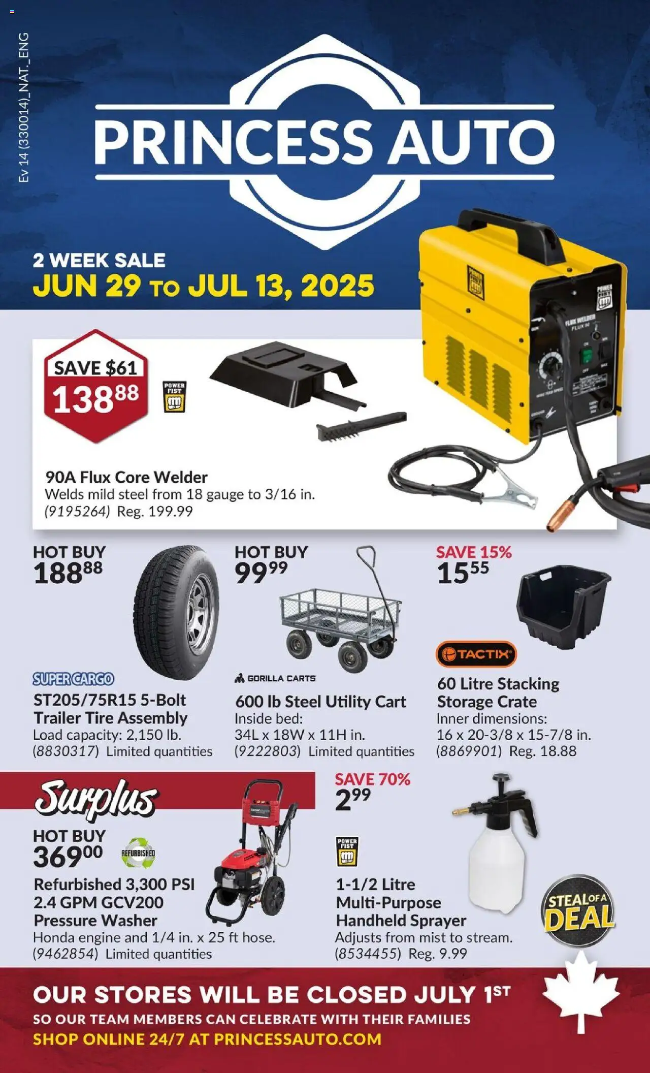 Princess Auto flyer valid from 29.06.2025 | Page: 1