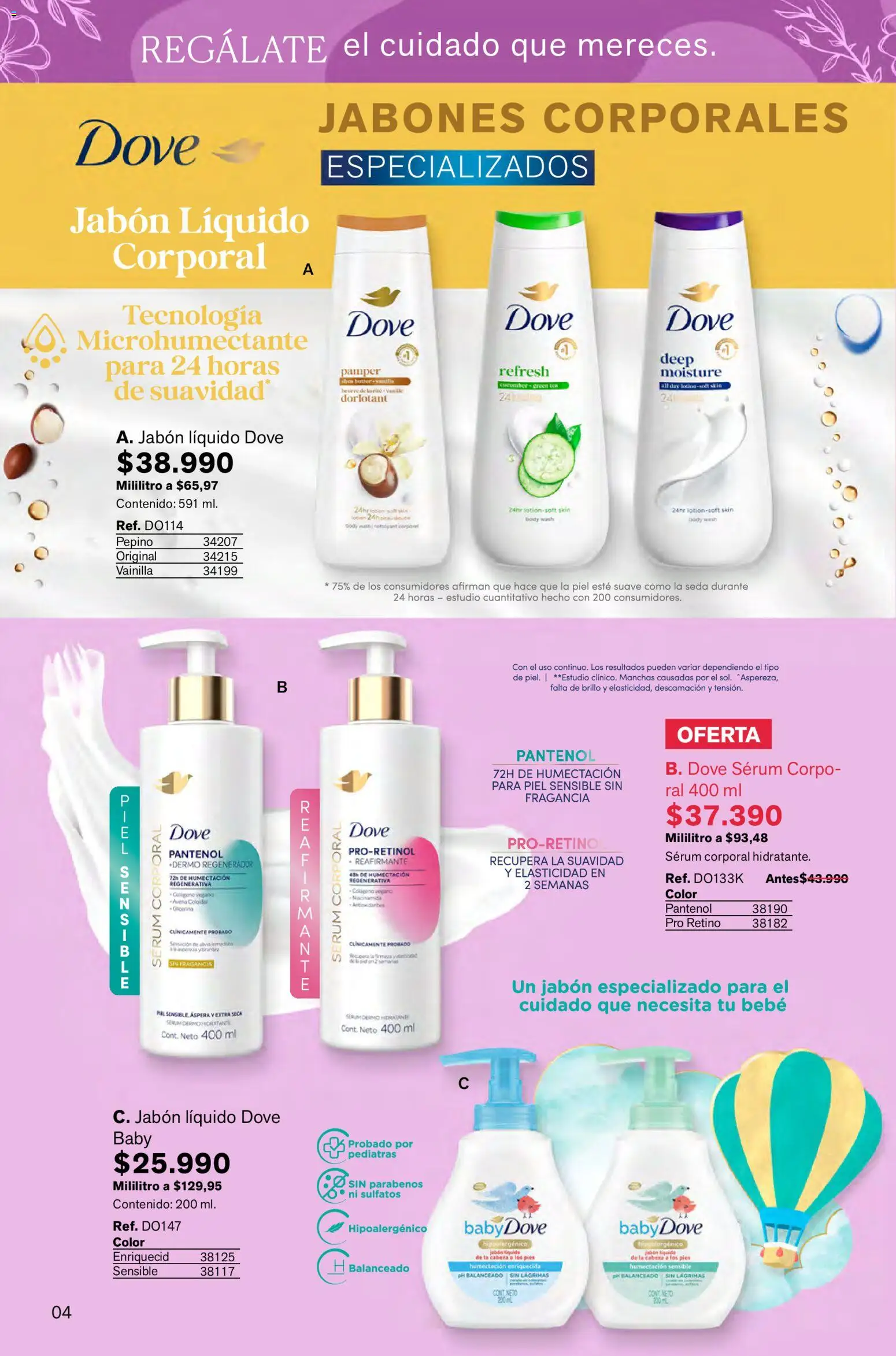 Leonisa revista - valida desde el 05.02.2026 | Página: 4 | Productos: Body, Brillo, Fragancia, Jabón