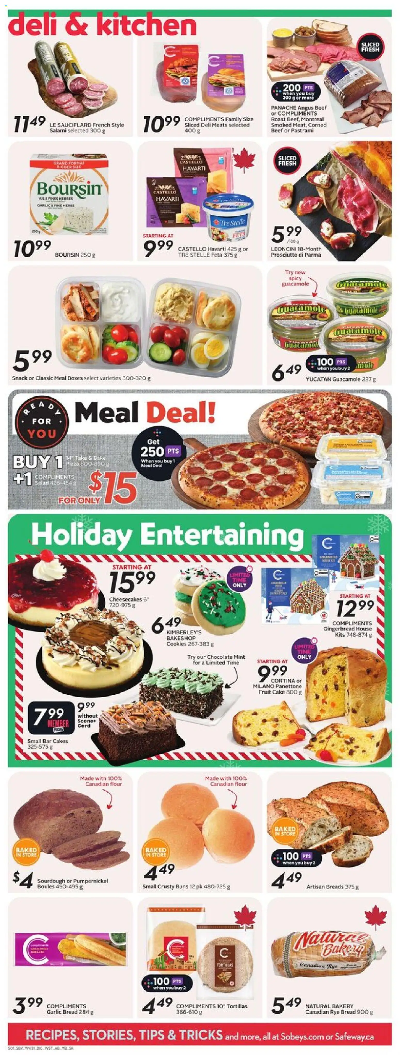 Safeway flyer valid from 27.11.2025 | Page: 9 | Products: Bakery, Bread, Chocolate, Salami