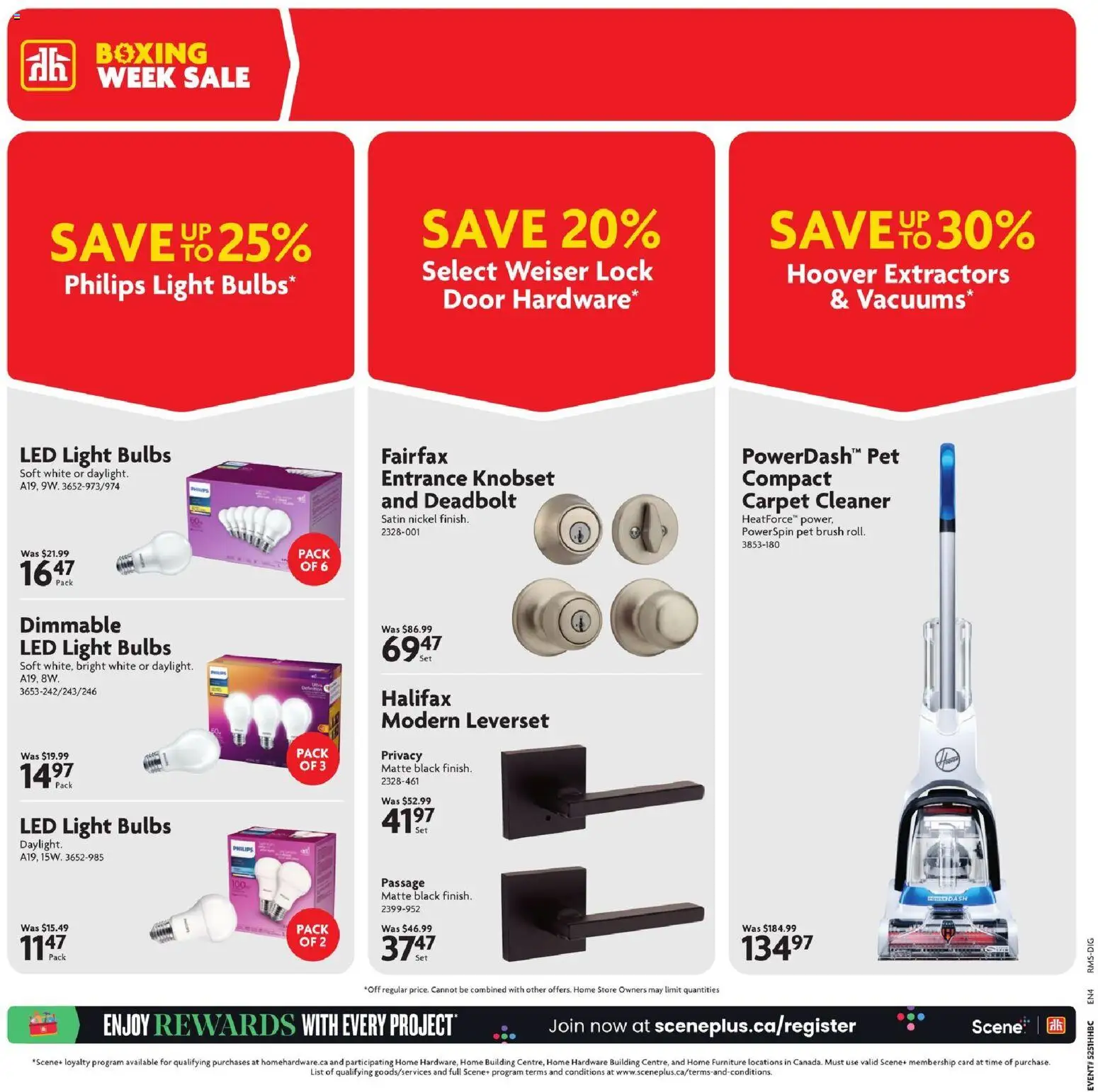 Home Hardware flyer valid from 18.12.2025 | Page: 29 | Products: Brush, Carpet