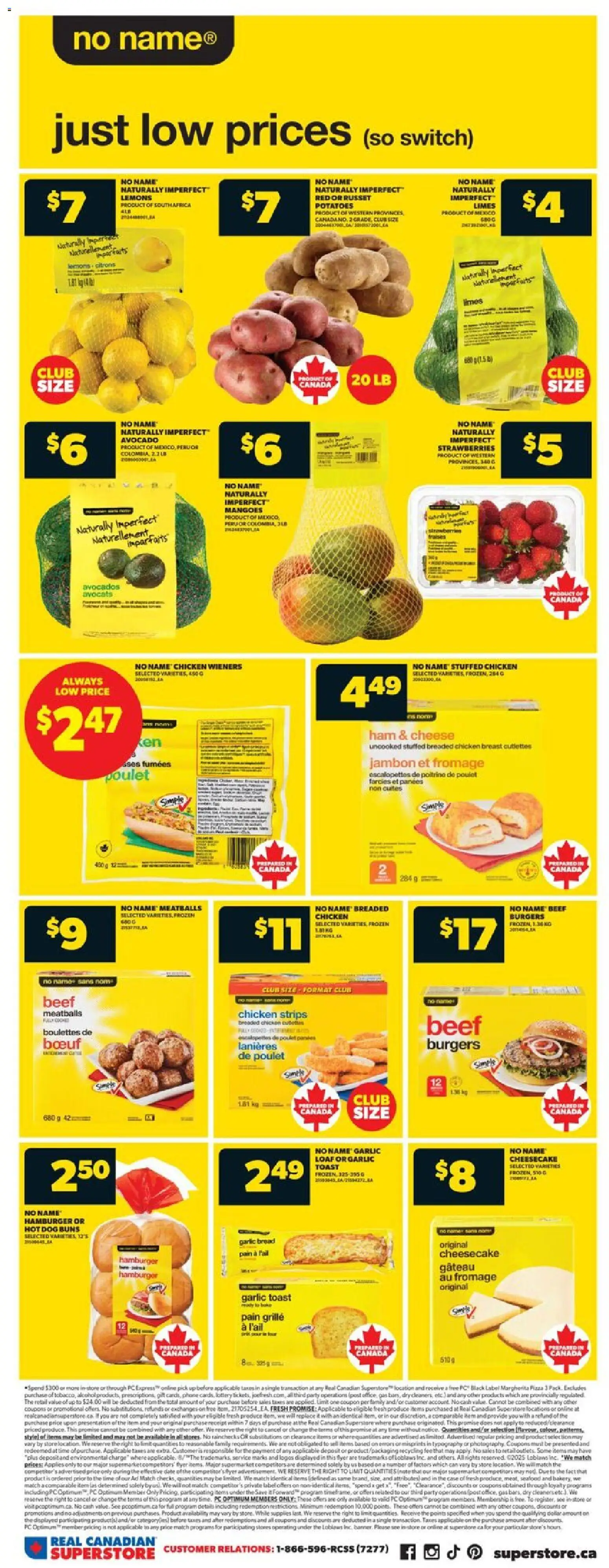 Real Canadian Superstore flyer valid from 23.10.2025 | Page: 6 | Products: Beef, Phone, PC, Ham