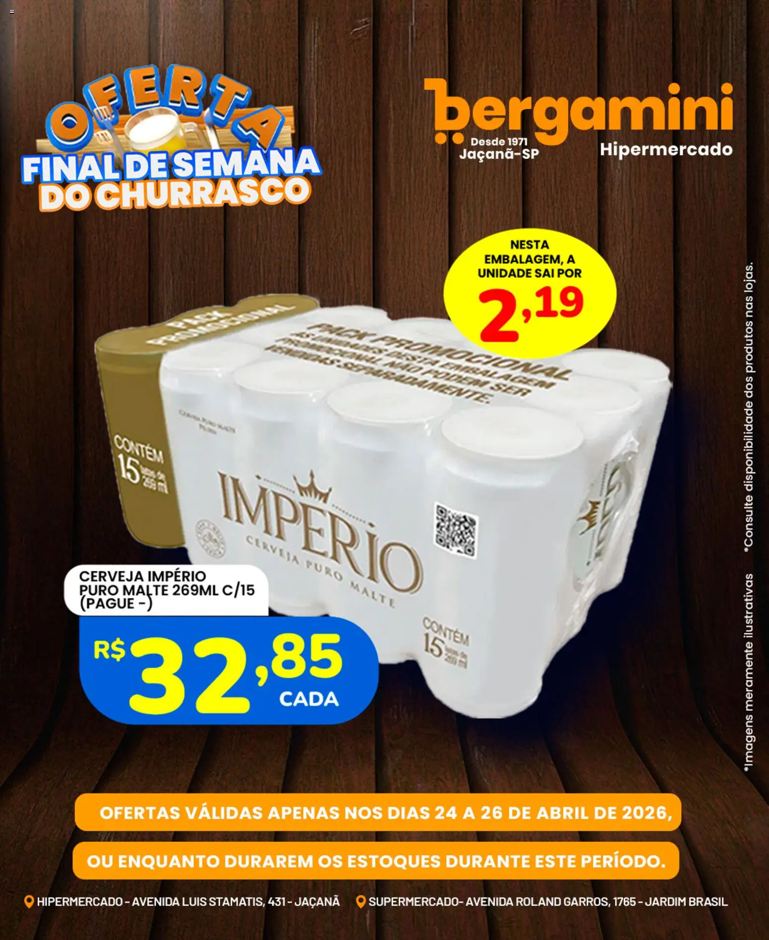 Supermercado Bergamini Folheto - válido de 24.04.2026 | Página: 9 | Produtos: Cerveja