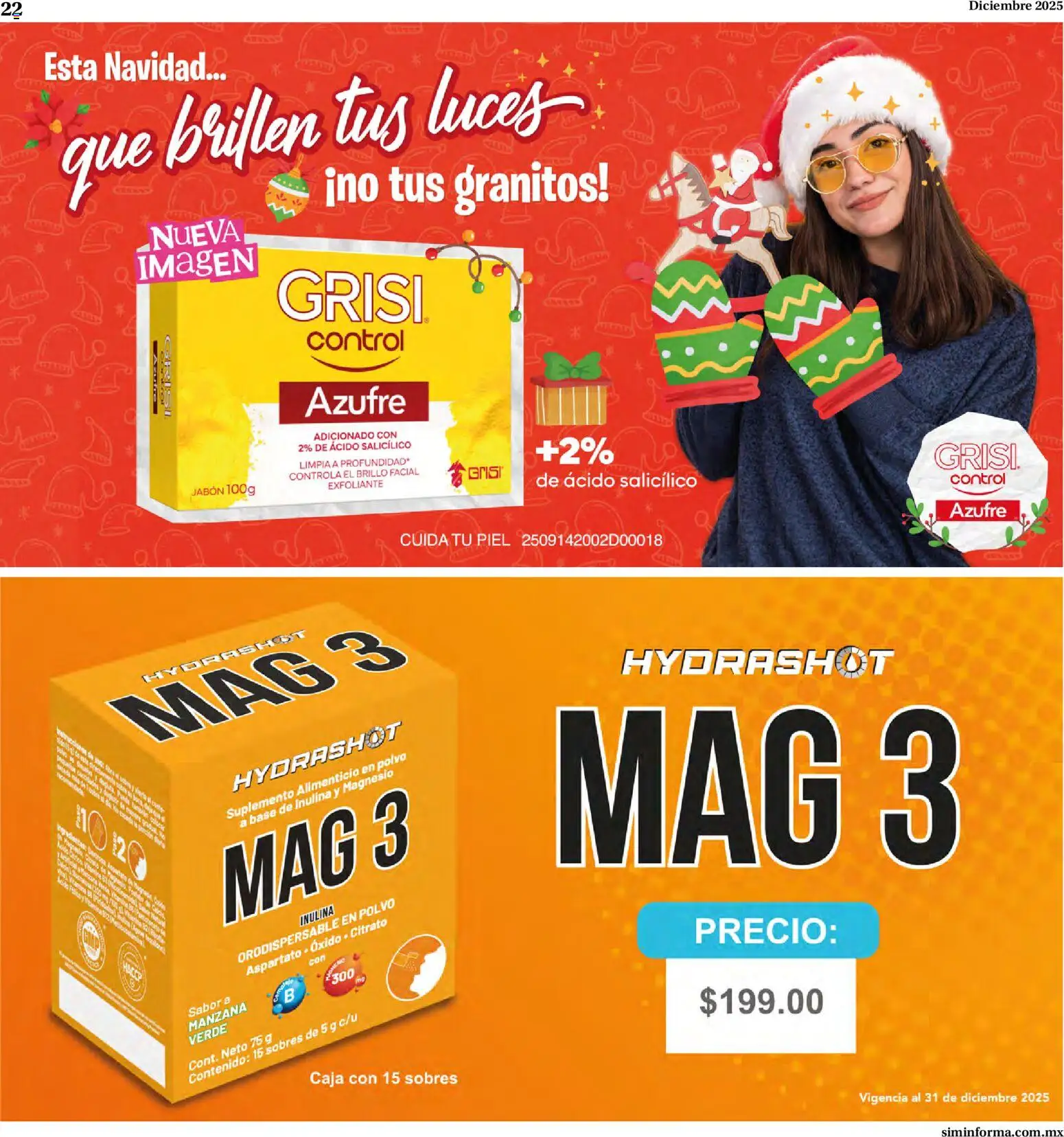 Nuevas ofertas de Farmacias Similares válidas en toda la República Mexicana desde el 01.12.2025. ¡Encuentra las mejores ofertas en Farmacias Similares catálogo! | Página: 22 | Productos: Manzana, Caja, Polvo, Jabón