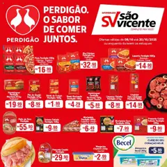 Supermercados São Vicente - Ofertas Perdigão - Pré-Visualização do folheto da loja Supermercados São Vicente, válido de 08.10.2025 | Página: 1