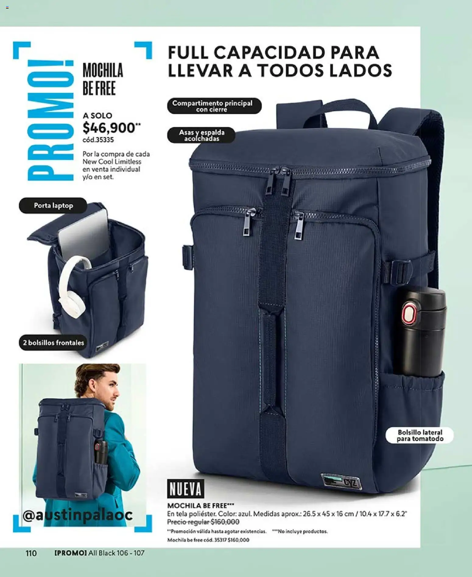 CyZone revista - valida desde el 03.04.2026 | Página: 110 | Productos: Mochila, Individual, Laptop