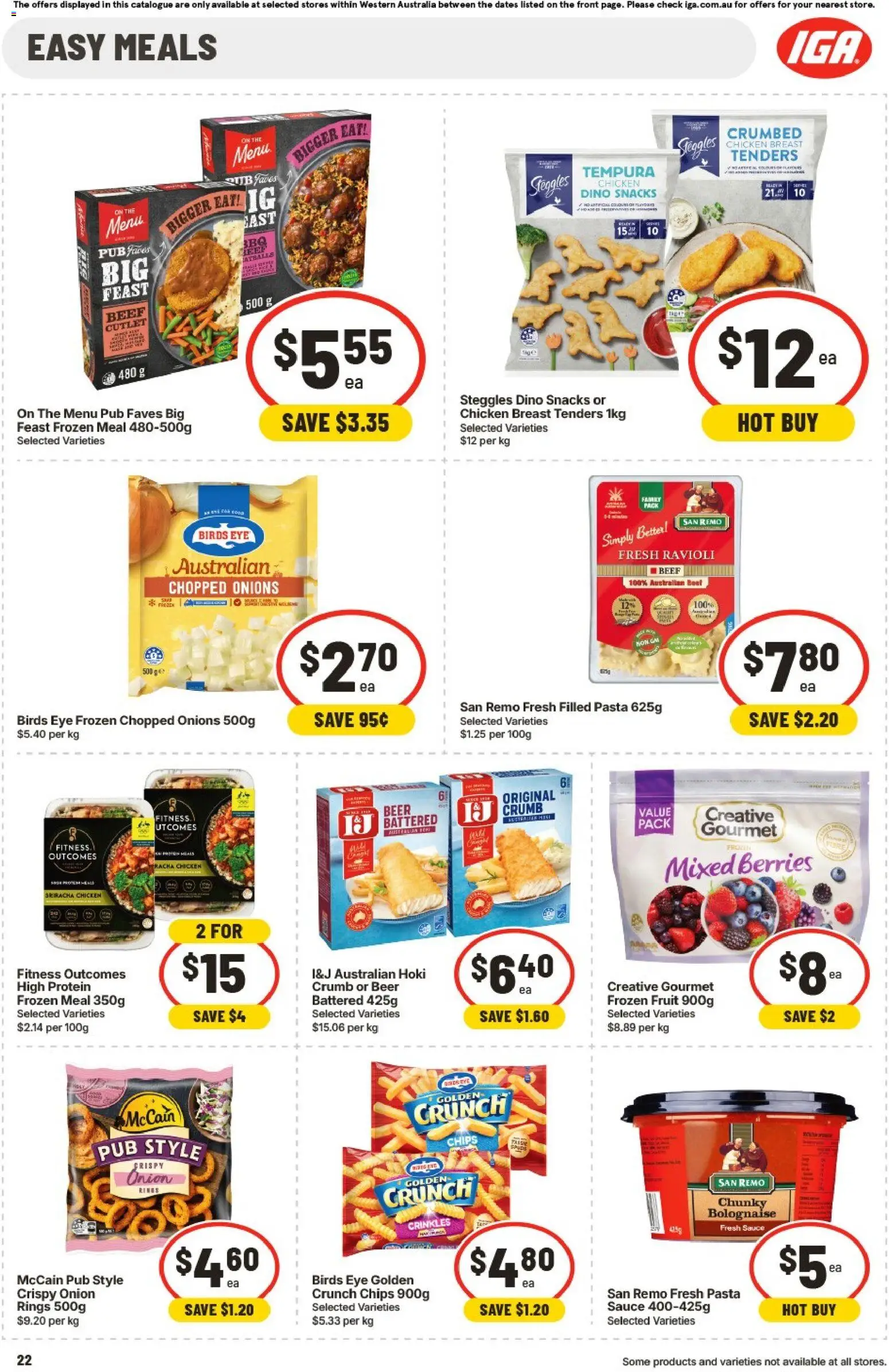 IGA catalogue - valid from 22.04.2026 | Page: 22 | Products: Oil, Olive oil, Beetroot, Press