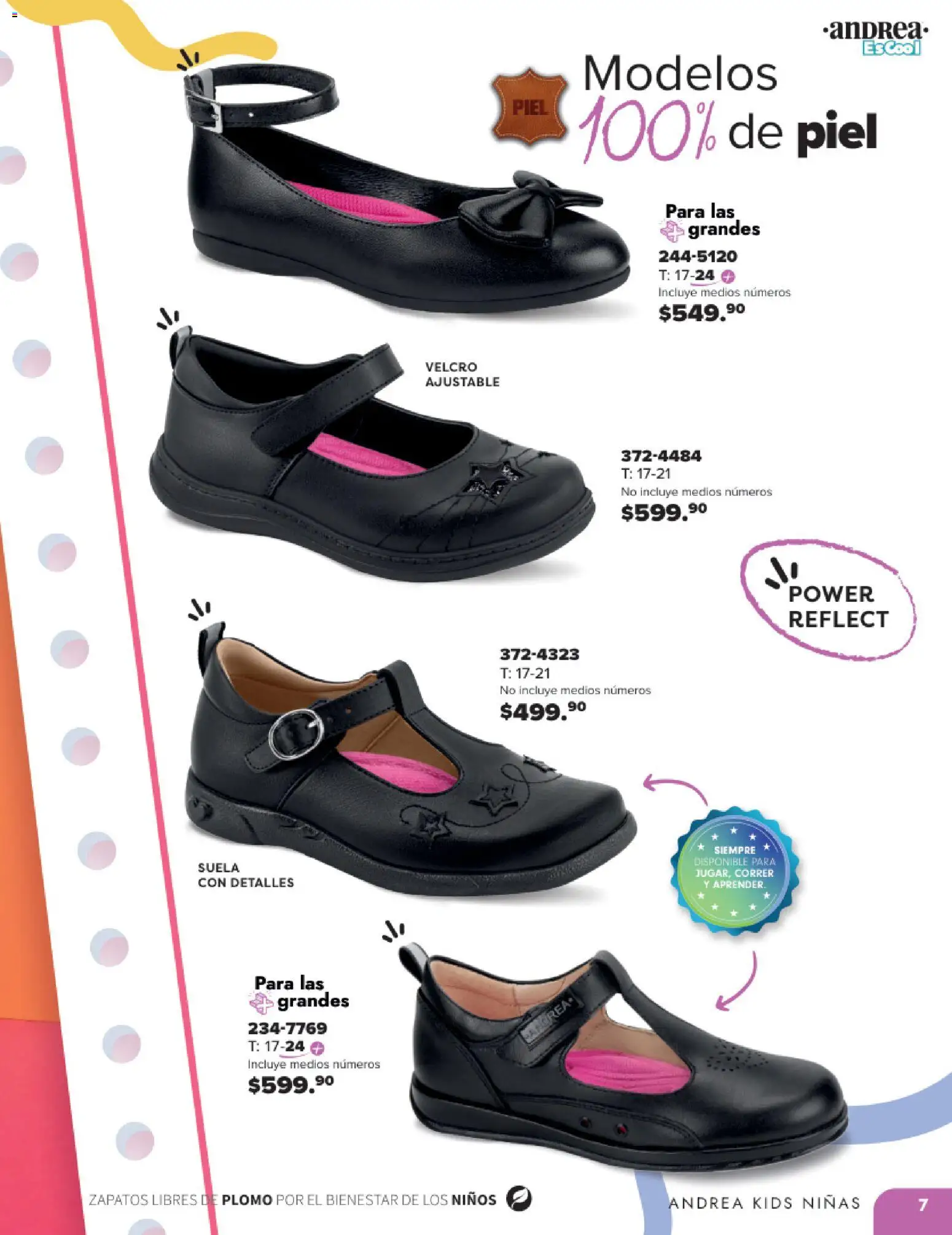 Nuevas ofertas de Andrea válidas en toda la República Mexicana desde el 25.05.2025. ¡Encuentra las mejores ofertas en Andrea catálogo Colegial ! | Página: 7 | Productos: Zapatos