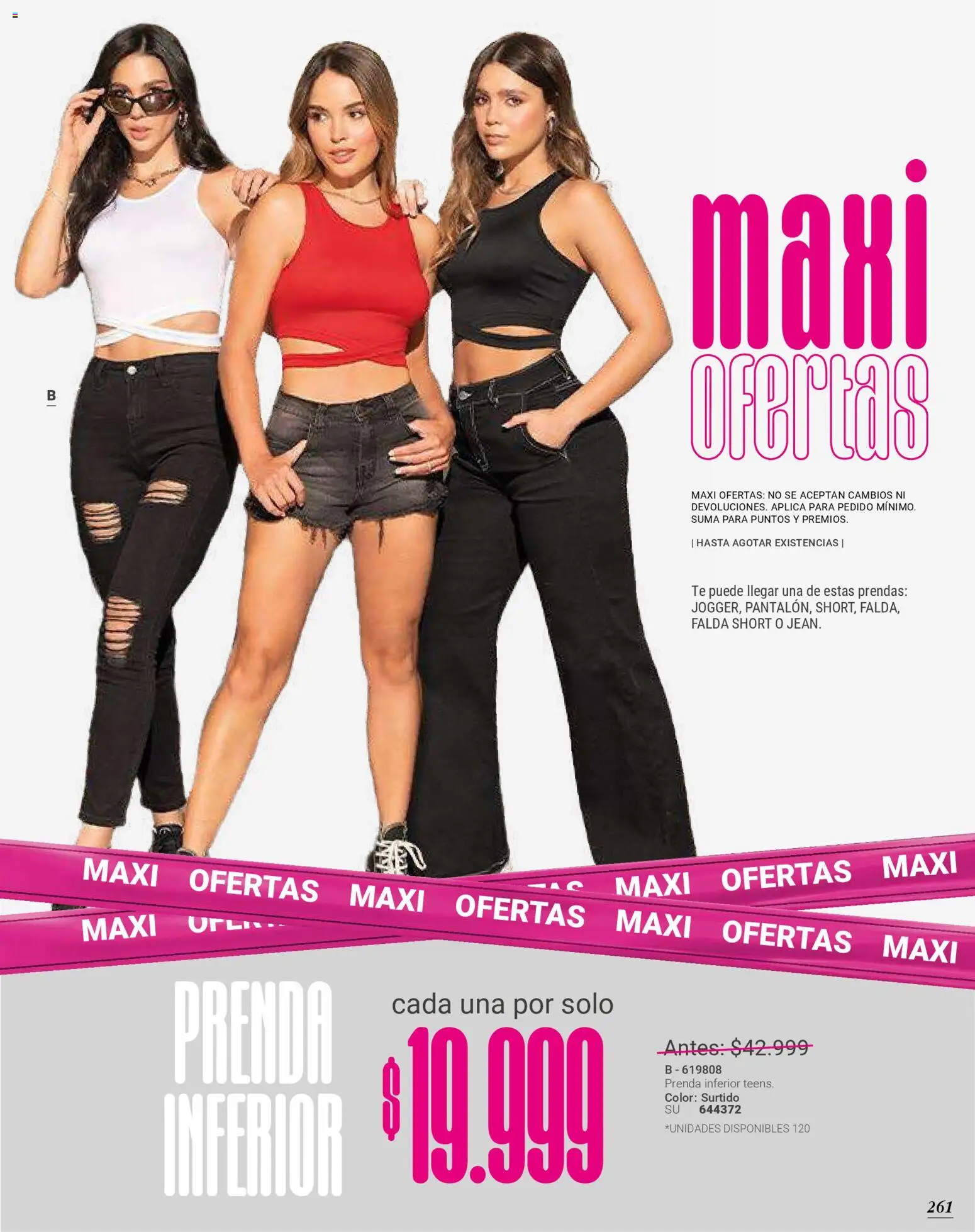 Carmel revista - valida desde el 01.04.2026 | Página: 261 | Productos: Té, Falda, Short